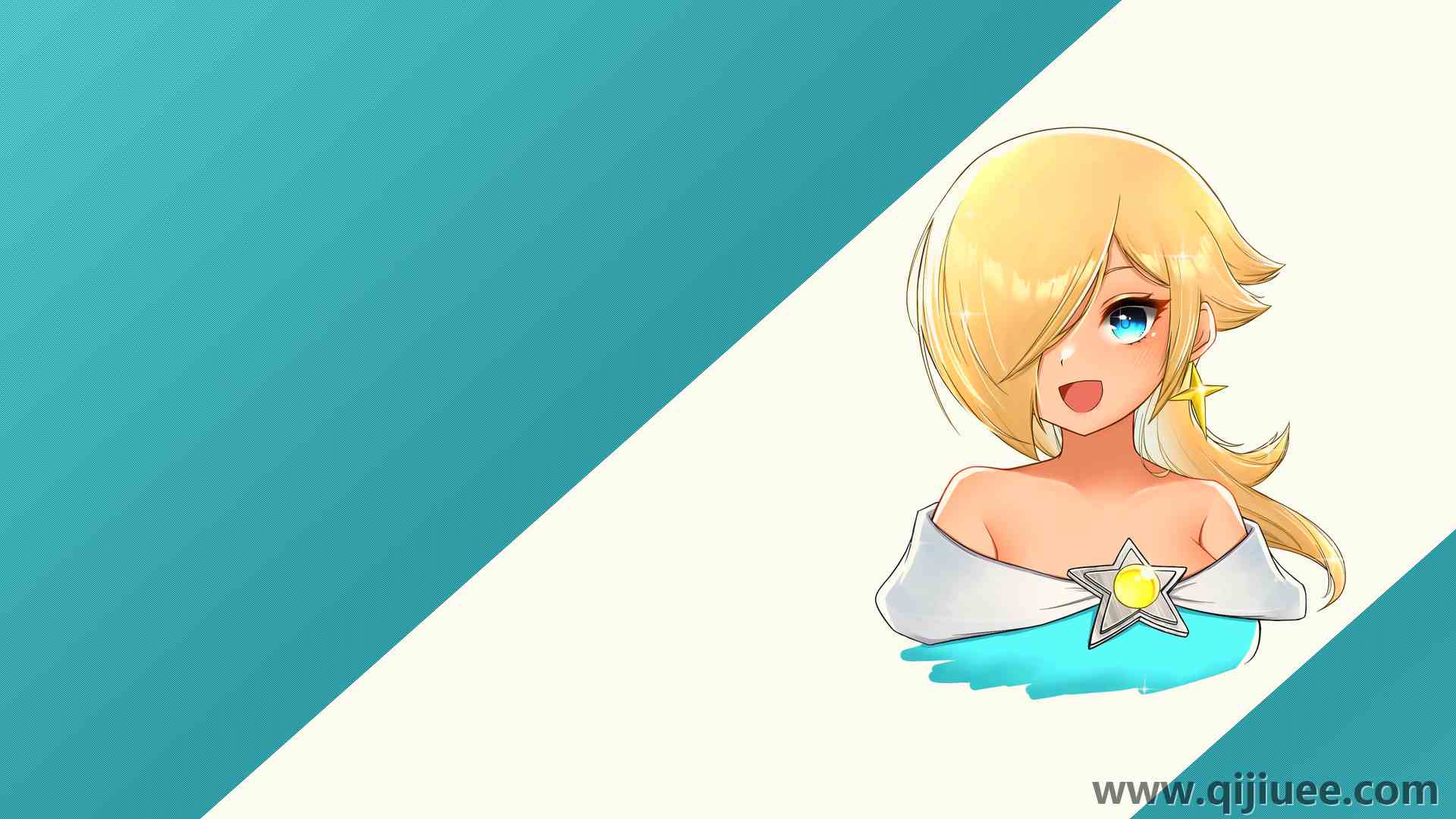 公主 金发 长发 蓝眼睛 耳环 珠宝 视频游戏 视频游戏女孩 连衣裙 电脑壁纸 4K壁纸3840 x 2160/8.07 MB-柒染云阁