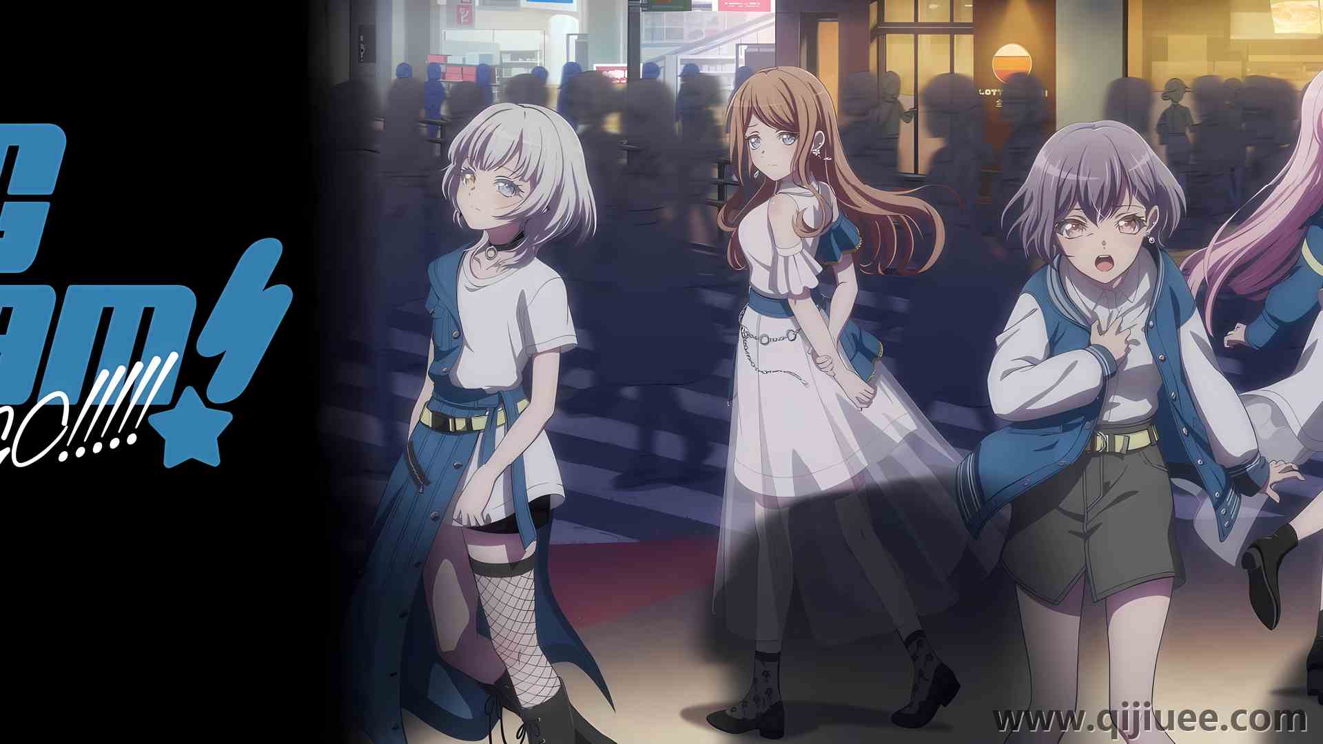 音乐 动漫少女 电脑贴纸 8 K贴纸8000 x 2640/13.94 MB-柒染云阁