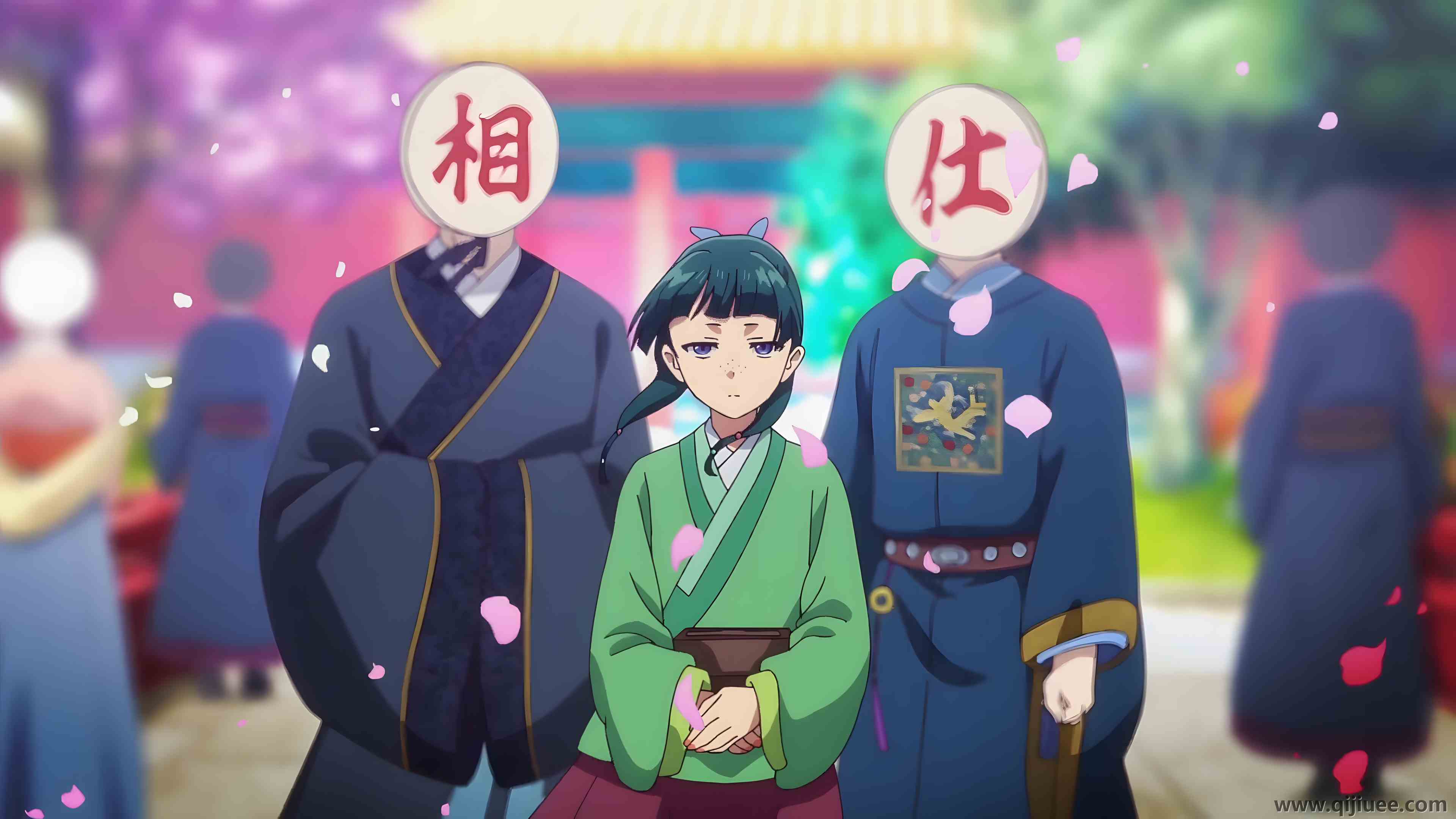 绿头发 药师日记 毛毛 动漫 动漫女孩 电脑壁纸 4K壁纸3840 x 2160/14.11 MB-柒染云阁