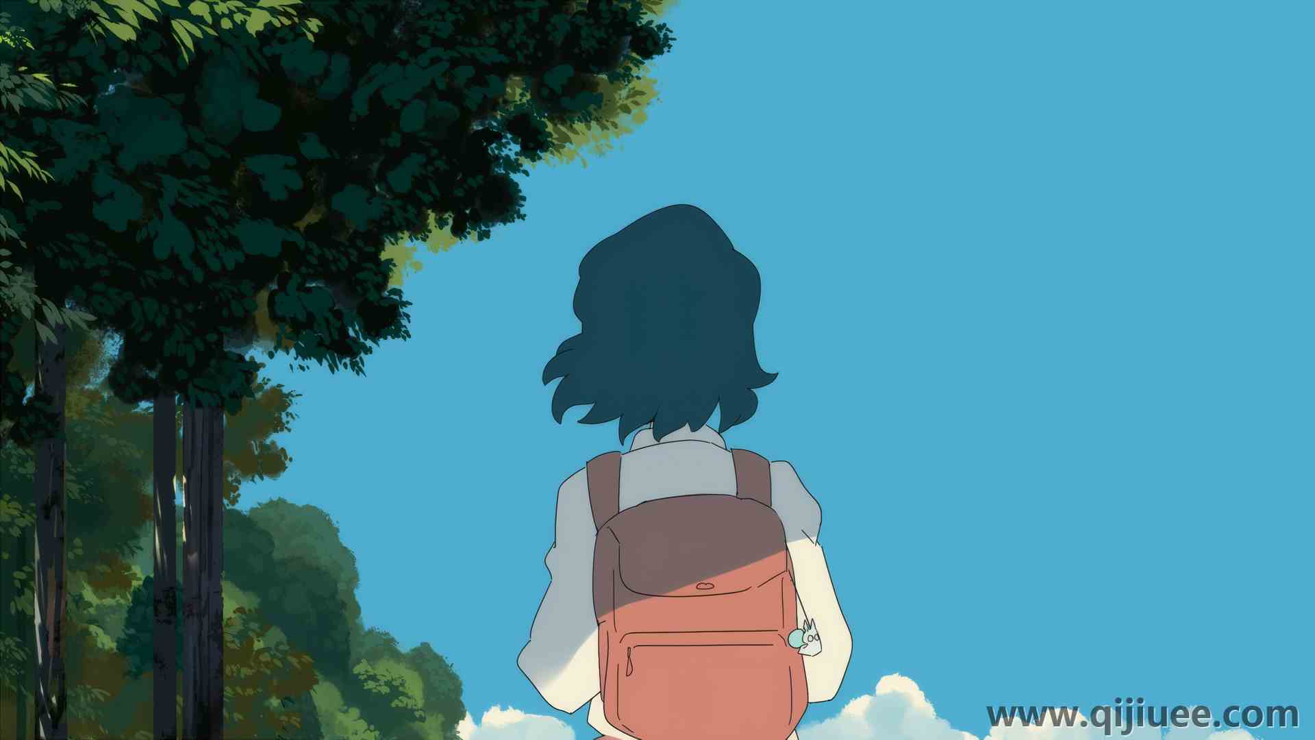 数码艺术 艺术品 风升起 背包 电脑壁纸 4K壁纸3840 x 2160/5.89 MB-柒染云阁