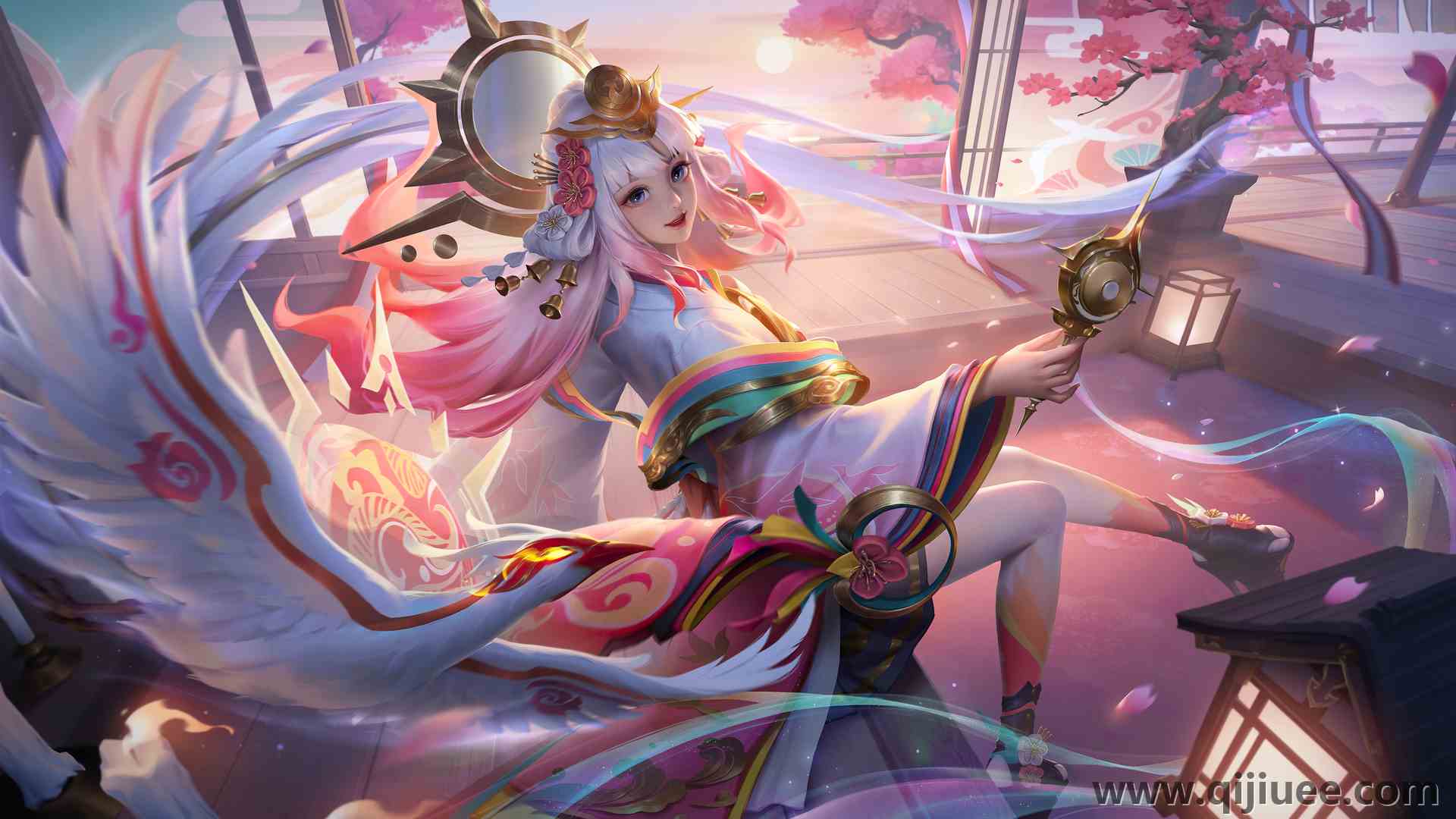 王者荣耀 游戏CG 游戏CG女孩 电脑壁纸 4K壁纸7646 x 4320/17.94 MB-柒染云阁