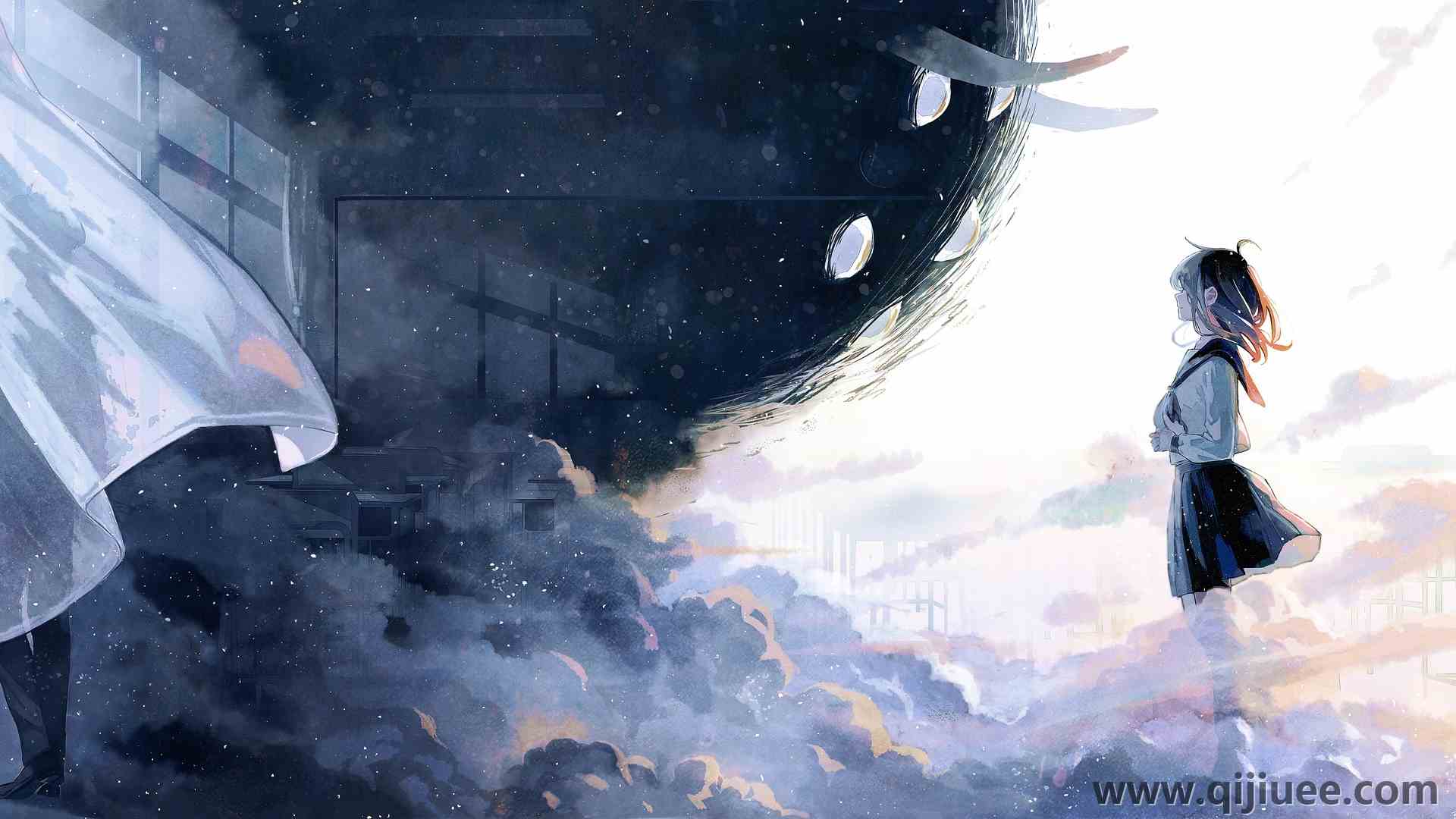 原创 人物 动漫 女孩 绘画 艺术 概念 电脑壁纸 4K壁纸4213 x 2160/2.68 MB-柒染云阁