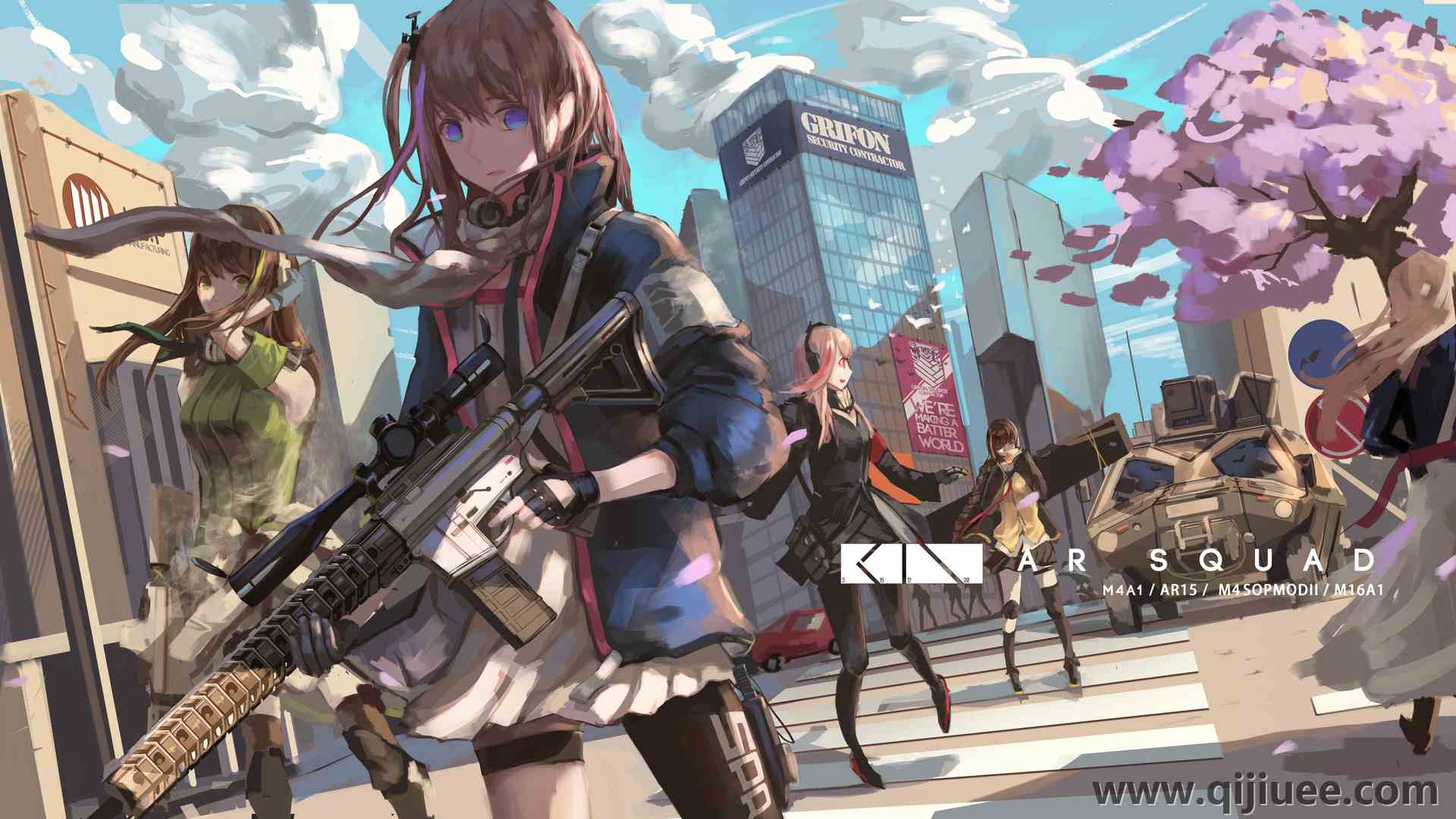 动漫 少女前线 枪支 女孩 战斗 绘画 艺术 游戏 电脑壁纸 4K壁纸6021 x 3352/7.39 MB-柒染云阁