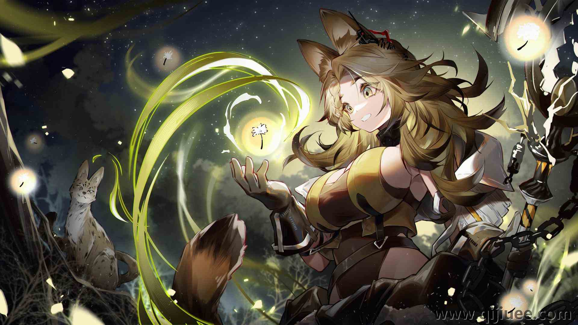 爱童慧 猫 女孩 动漫 女孩 兽耳 电脑壁纸 4K壁纸6375 x 3578/2.61 MB-柒染云阁