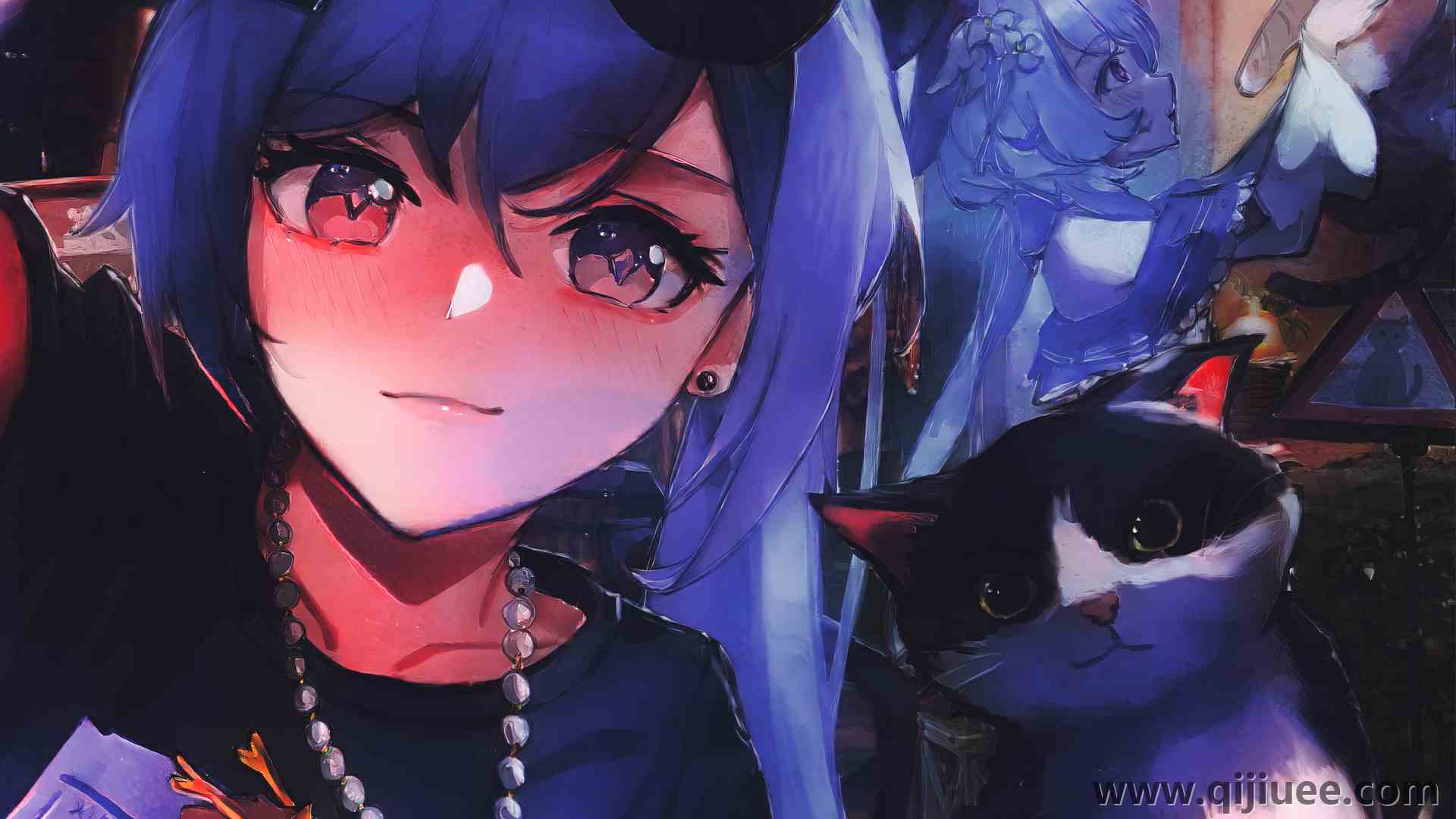 动漫 女孩 科清 原神 感宇 猫 艺术 动物  电脑壁纸 4K壁纸5221 x 3950/4.82 MB-柒染云阁