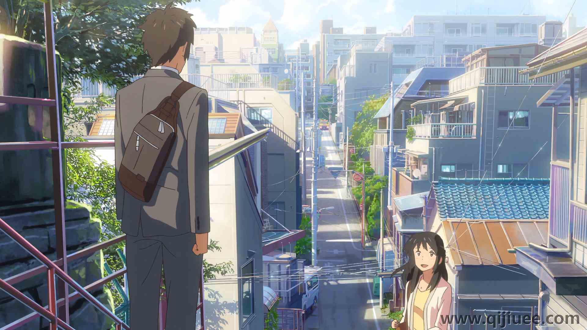 新海诚 动漫 你的名字 建筑 治愈 电影 电脑壁纸 4K壁纸3840 x 2160/11.6 MB-柒染云阁