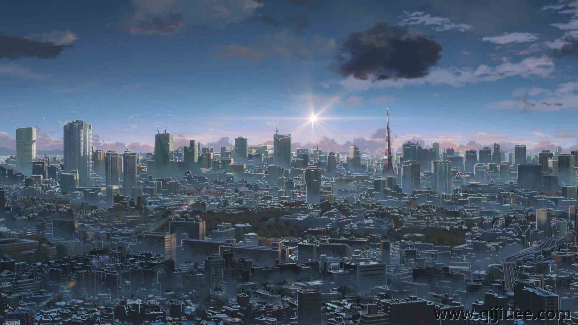 新海诚 动漫 城市 景观 动画 场景 电脑壁纸 4K壁纸3840 x 2160/7.4 MB-柒染云阁