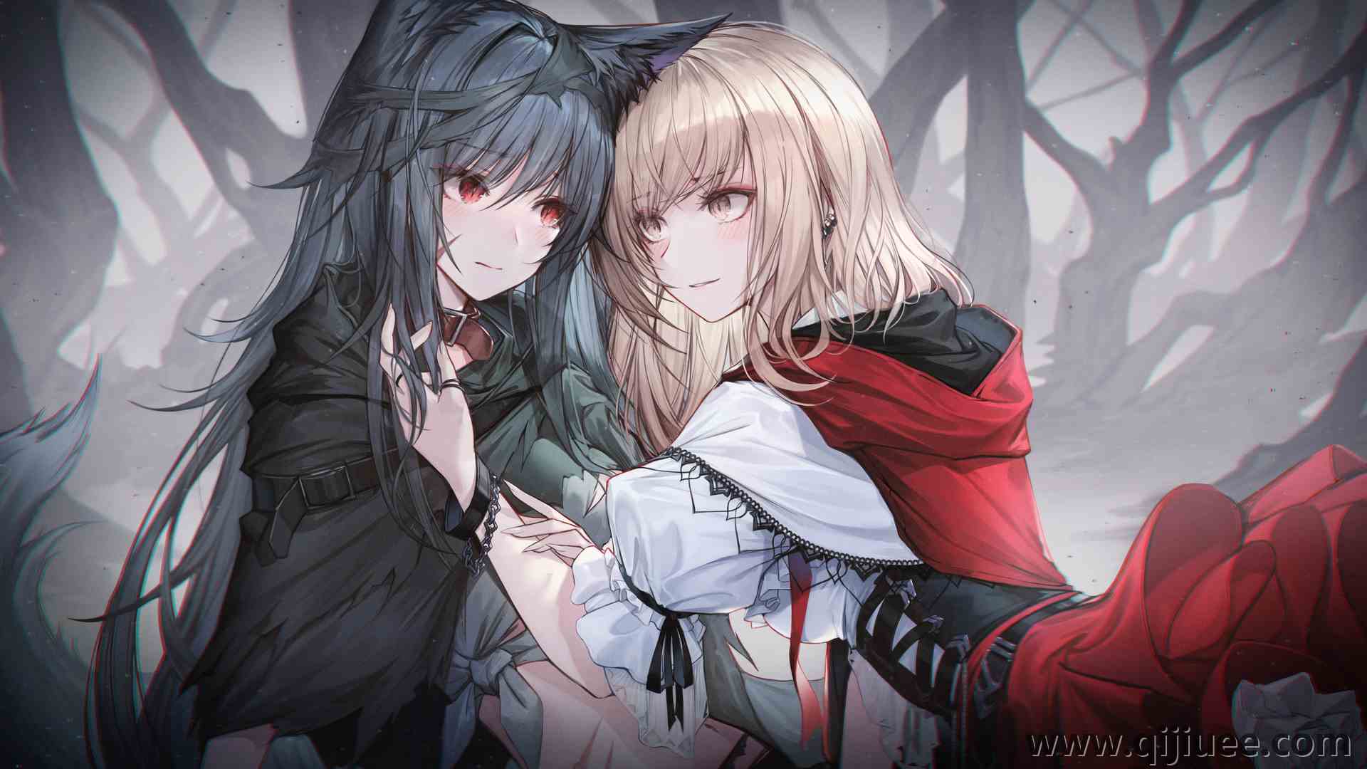 小红帽 黑发 金发 动漫 动漫女孩 狼女 尤里  电脑壁纸 4K壁纸5219 x 2851/5.68 MB-柒染云阁