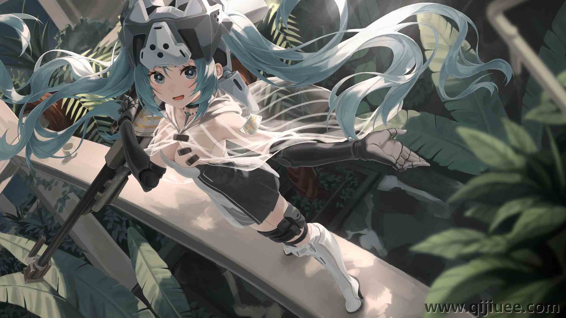 蕾乐艺 动漫 动漫女孩 少女前线 武器 双尾   电脑壁纸 4K壁纸6985 x 4035/1.94 MB-柒染云阁