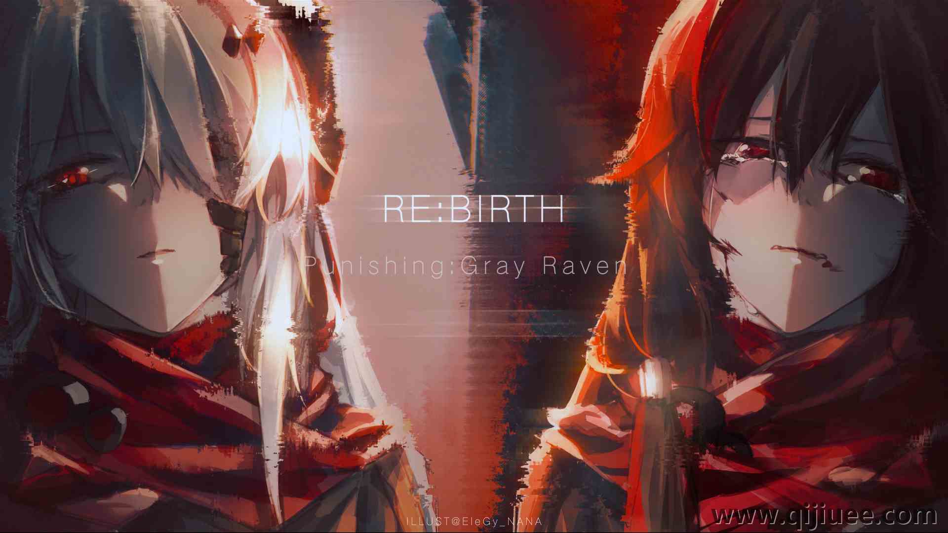 眼泪 红眼睛 深色头发 脸 动漫女孩 银发  电脑壁纸 4K壁纸3840 x 2168/5.83 MB-柒染云阁