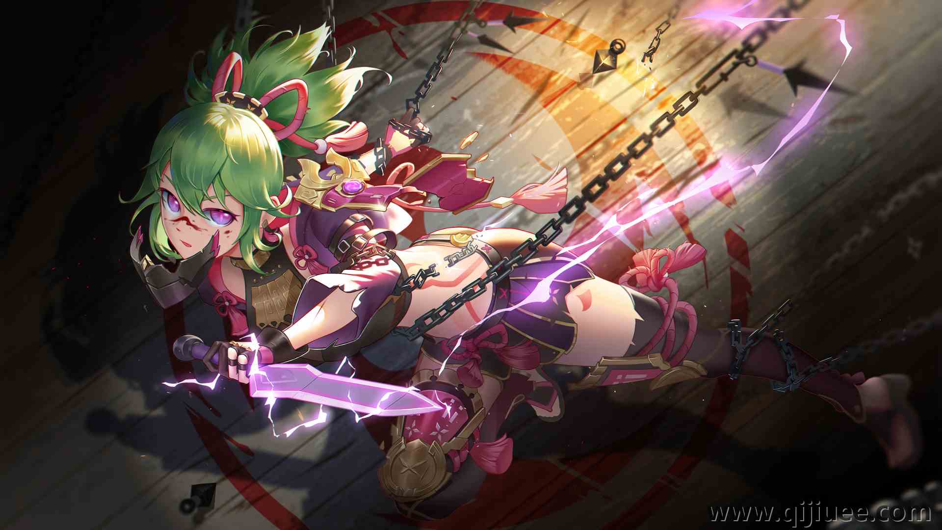 动漫女孩 原神 久树信步 动漫 游戏 立绘 电脑壁纸 4K壁纸3840 x 2160/1.75 MB-柒染云阁