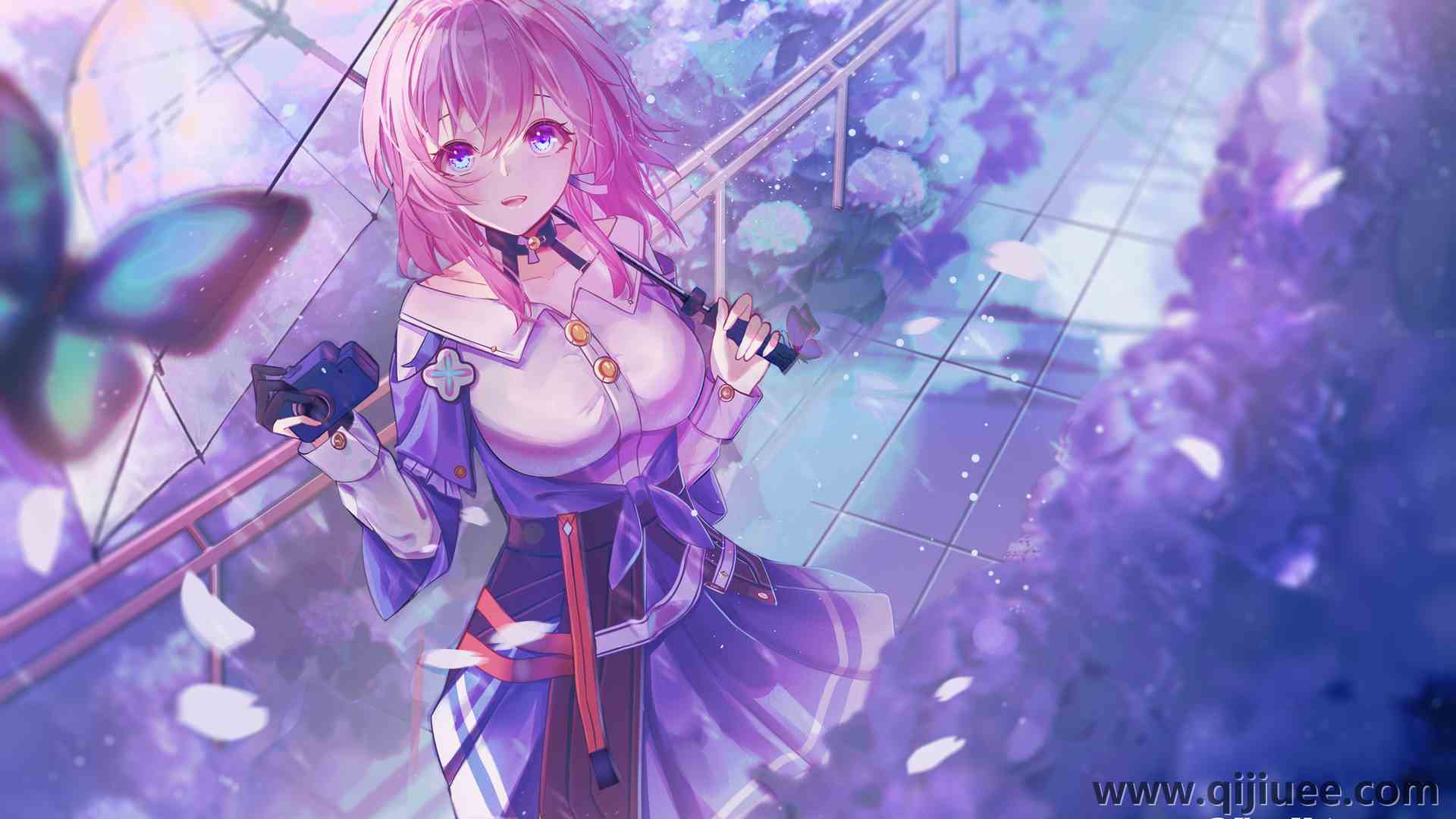 眼睛 星际 铁路 动漫 动漫女孩 手套 相机 花瓣 花 伞 树叶 蝴蝶  电脑壁纸 4K壁纸4192 x 2700/10 MB-柒染云阁