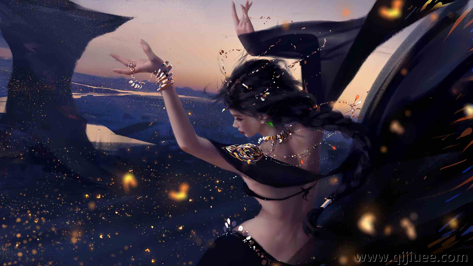 公主 女人 幽灵之刃  电脑壁纸 4K壁纸4200 x 2191/4.39 MB-柒染云阁