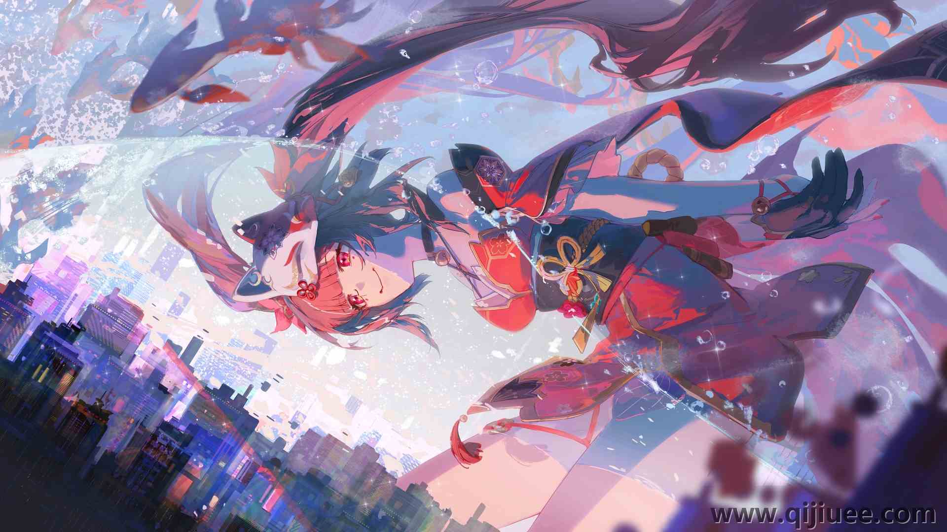 动漫 动漫女孩 崩坏 星际铁路 火花  电脑壁纸 4K壁纸4800 x 2700/3.84 MB-柒染云阁