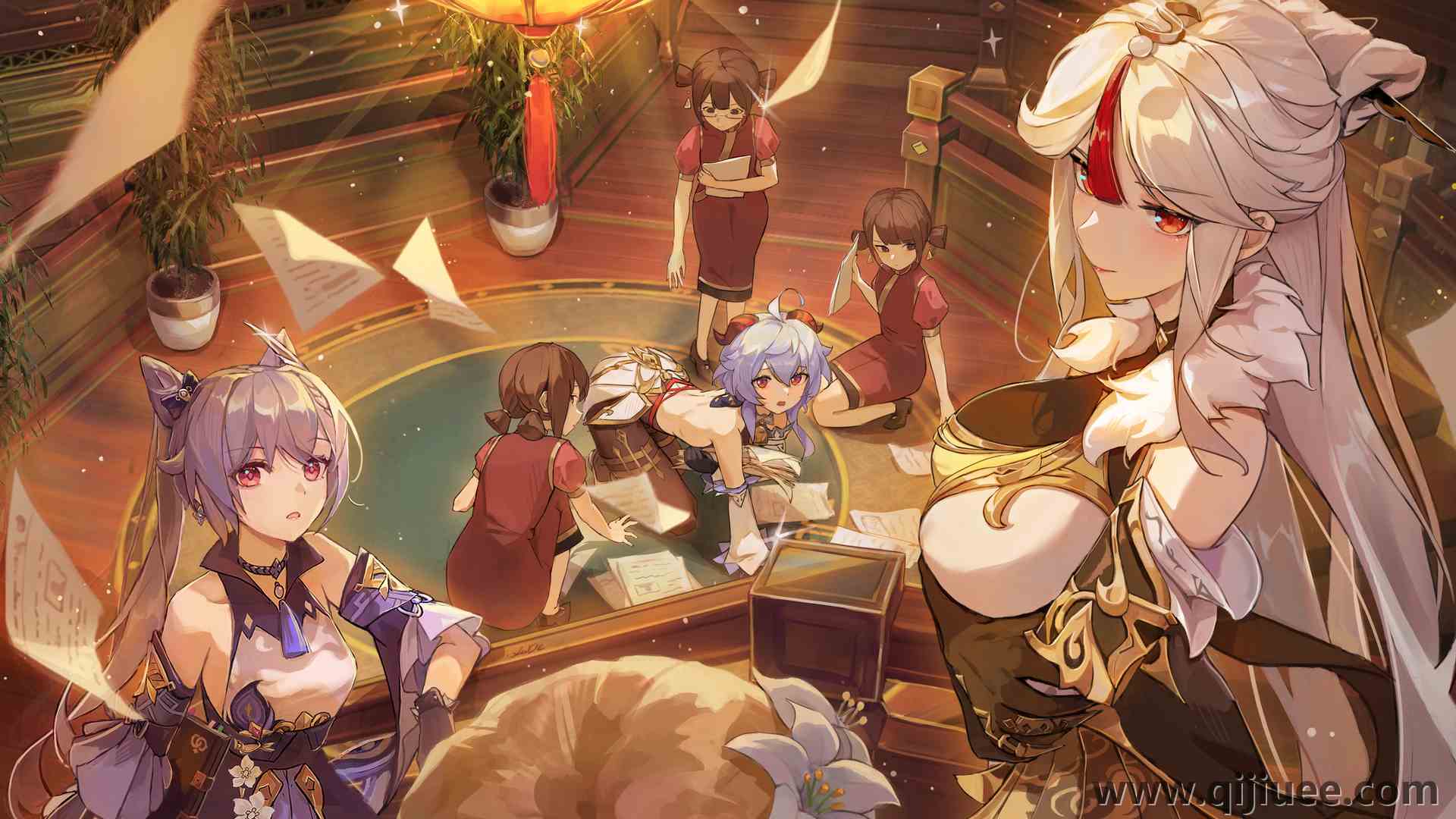 动漫 动漫女孩 科清 原神 感宇 宁光 流明  4K壁纸4928 x 2794/8.49 MB-柒染云阁