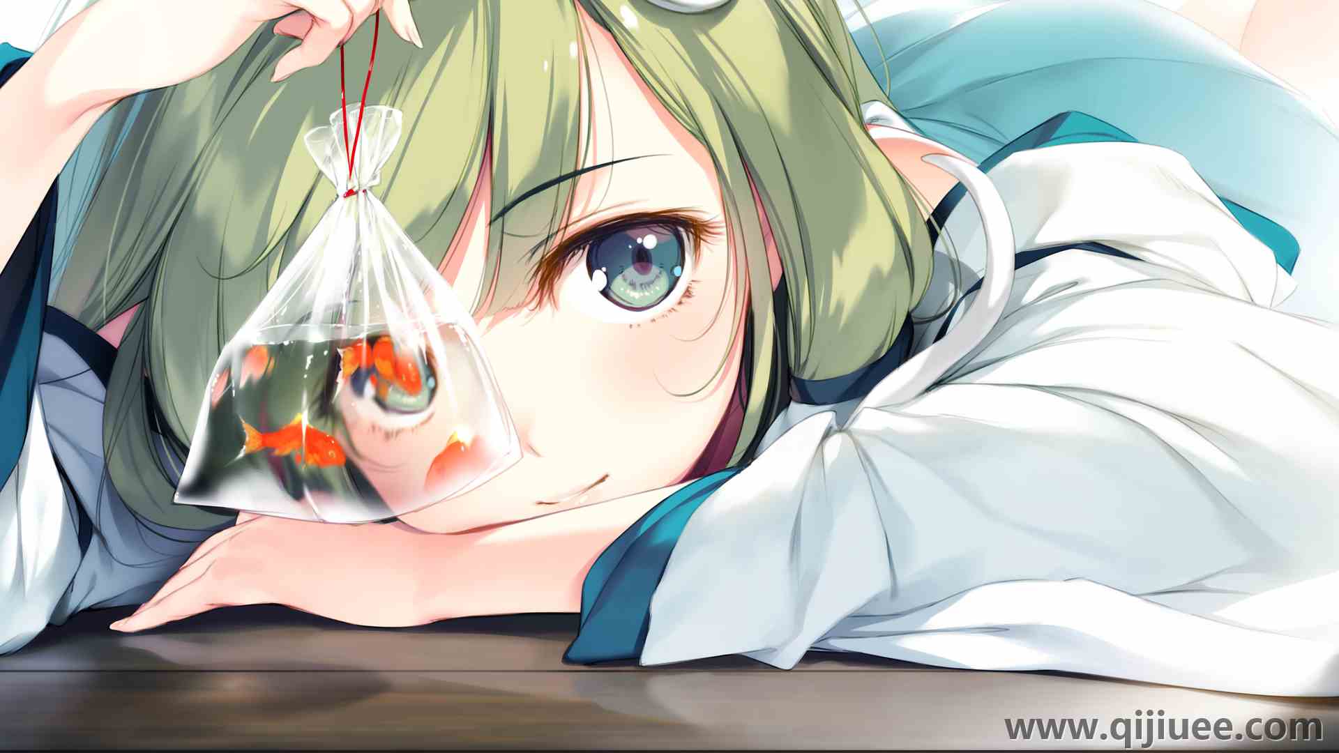 绿头发 绿眼睛 可口可乐 小谷三奈 动漫 动漫女孩  4K壁纸3977 x 2806/2.37 MB-柒染云阁
