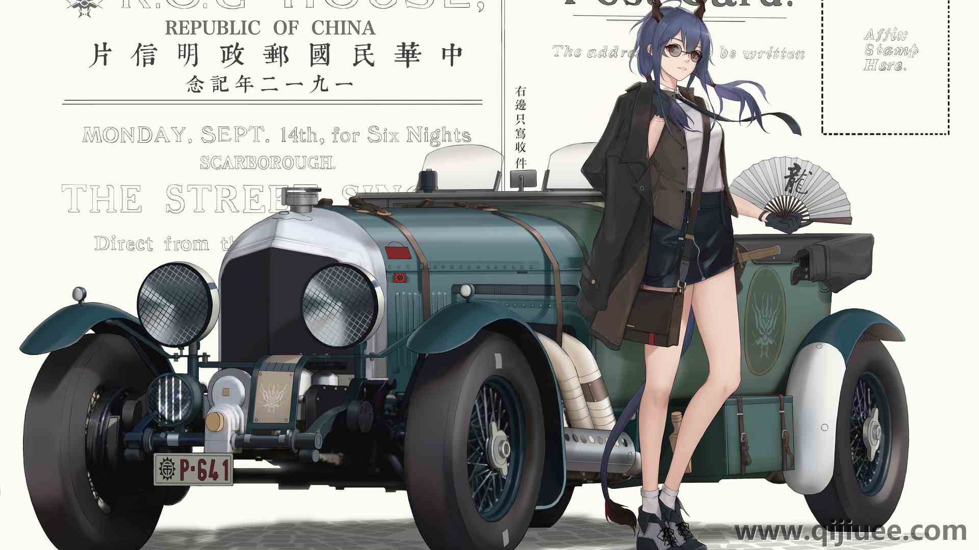 动漫女孩 汽车 手套 明日方舟 4K壁纸4959 x 3508/1.89 MB-柒染云阁