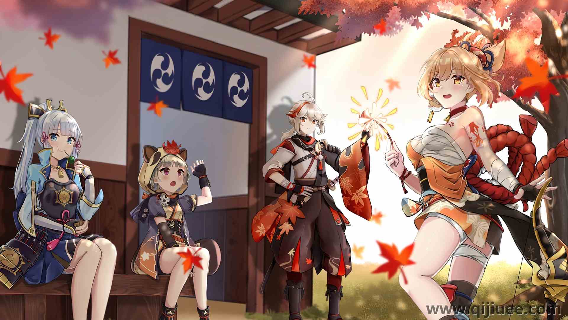 原神 动漫 女孩 4K壁纸3840 x 2160/1.54 MB-柒染云阁