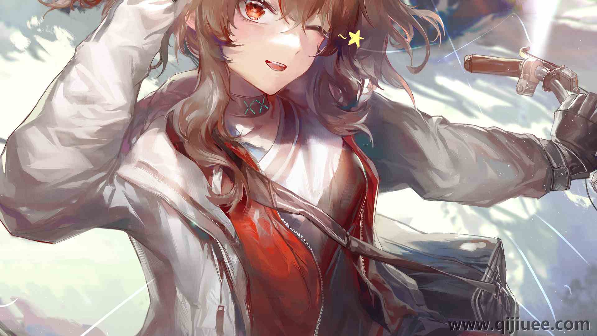 日光诱惑 动漫女孩 武士 安吉丽娜 武士  4K壁纸4134 x 4133/8.9 MB-柒染云阁