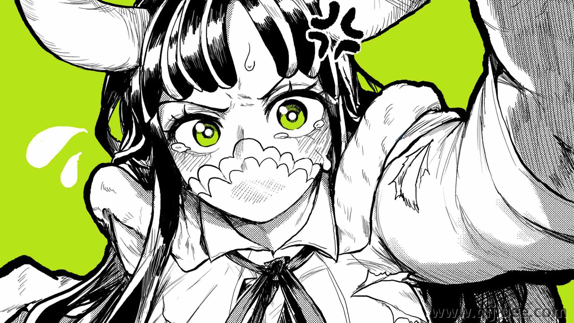 泪水 插图 动漫女孩 角 4K壁纸3840 x 2160/3.09 MB-柒染云阁