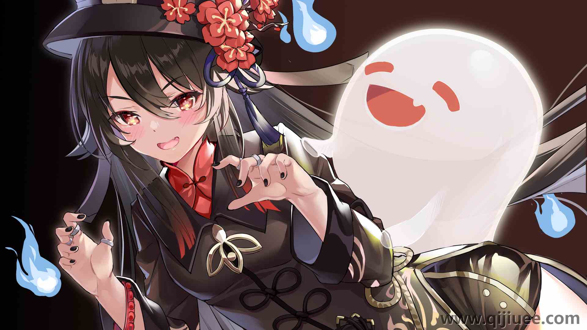 原神 微笑 长发 动漫女孩  4K壁纸4093 x 2894/4.55 MB-柒染云阁