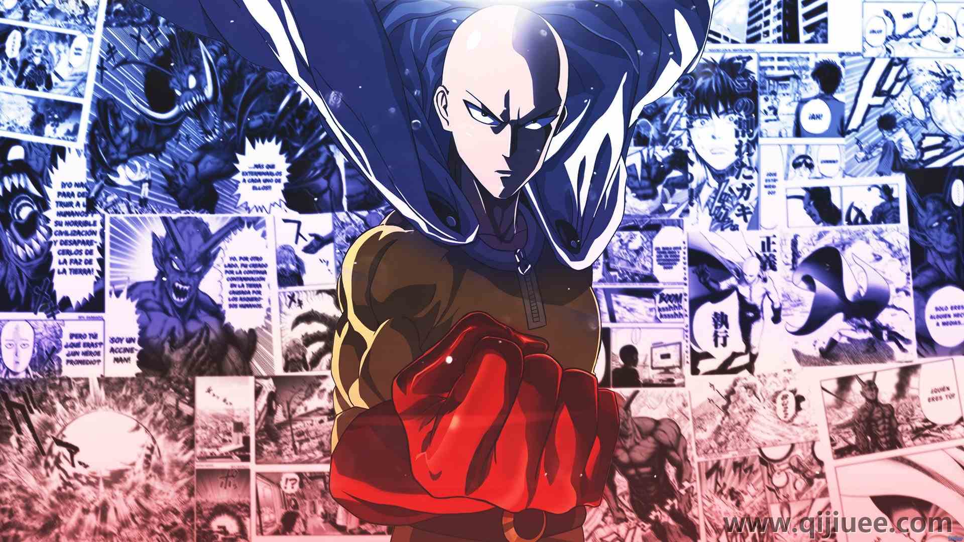 崎玉 一拳超人 动漫  4K壁纸3840 x 2160/1.31 MB-柒染云阁
