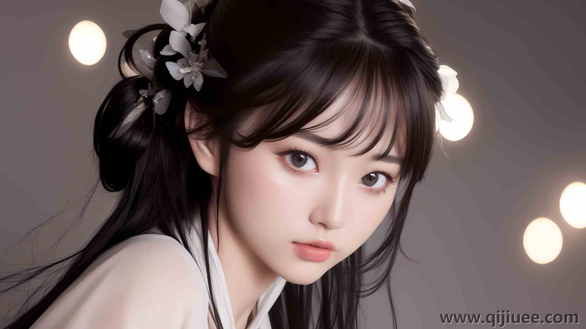亚洲 女性 脸部 观看者 艺术 电脑壁纸 4K壁纸6144 x 4096/5.23 MB-柒染云阁