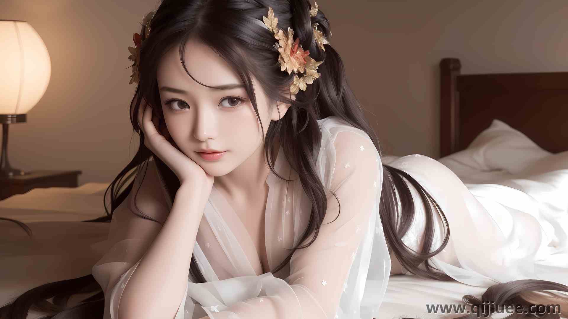 女性 亚洲 人工智能艺术  电脑壁纸 4K壁纸6144 x 4096/5.85 MB-柒染云阁