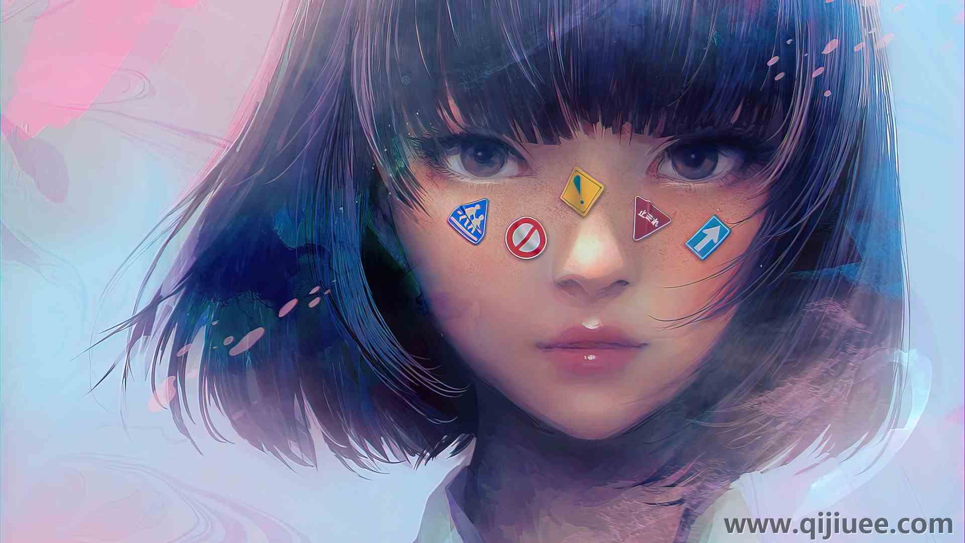亚洲 女性 面部 图片  电脑壁纸 4K壁纸3840 x 2160/1.89 MB-柒染云阁