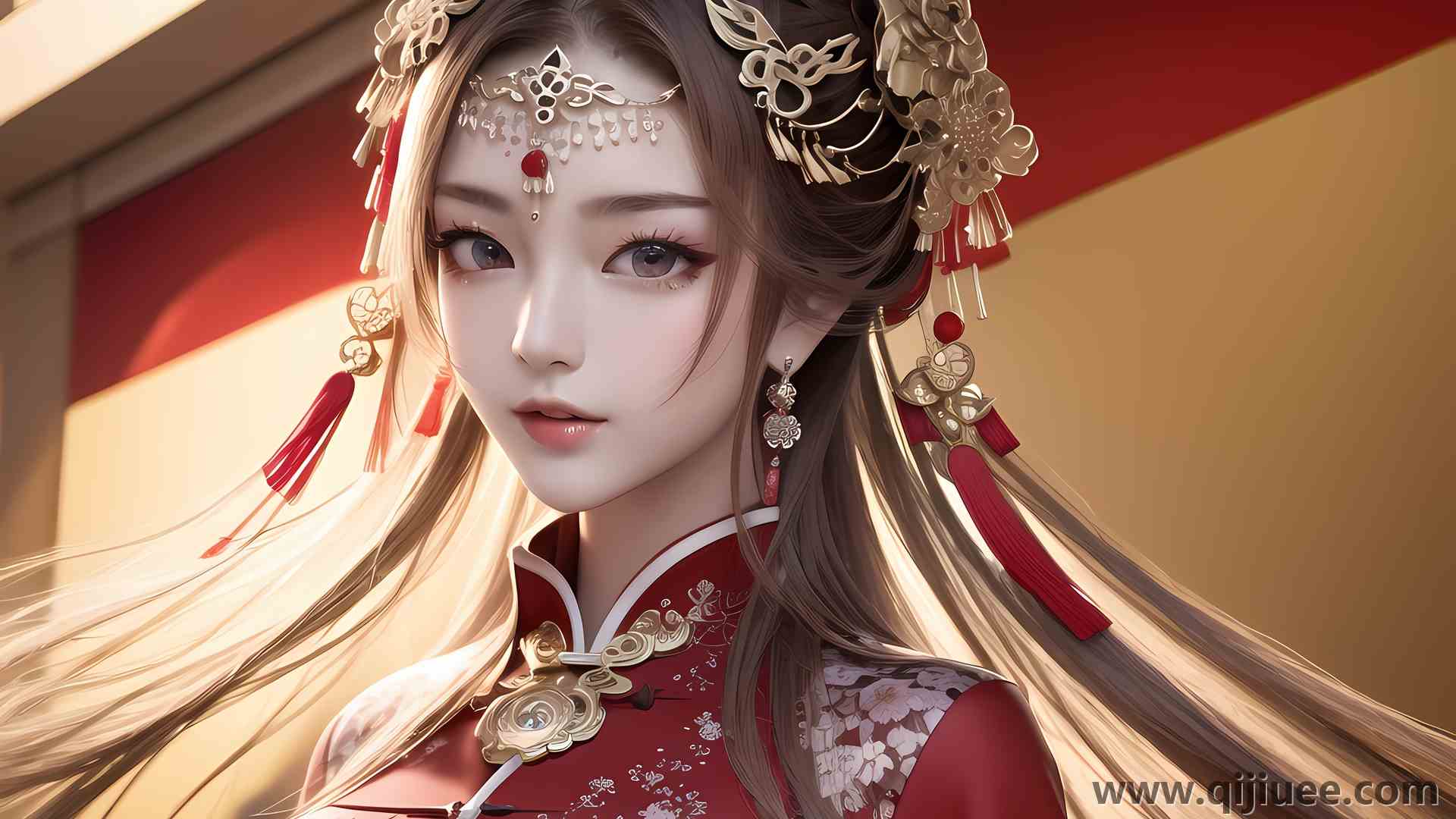 女性 艺术  新娘装扮 电脑壁纸 4K壁纸4096 x 2560/3.92 MB-柒染云阁