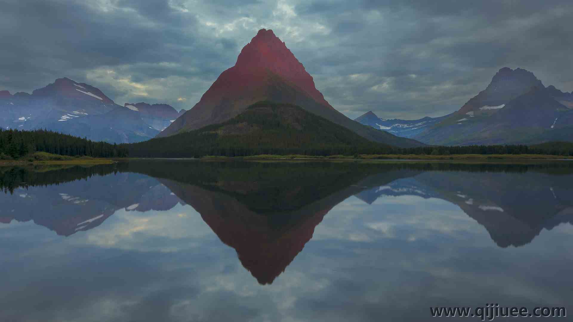 风景 自然 山脉 湖泊  电脑壁纸 4K壁纸4096 x 2726/0.49 MB-柒染云阁