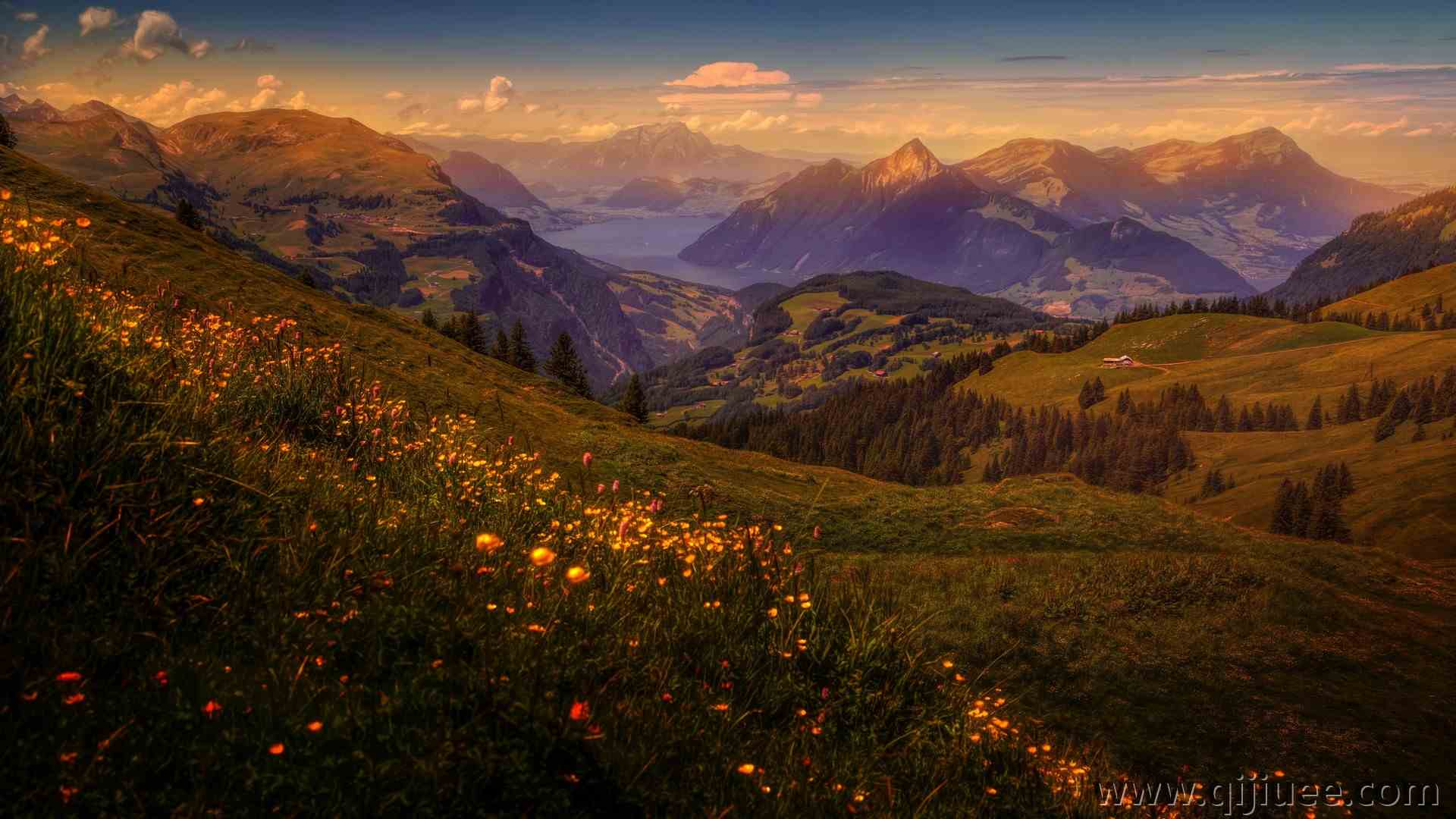 风景 自然 山脉 山脉 阿尔卑斯山  电脑壁纸 4K壁纸5616 x 3370/3.91 MB-柒染云阁