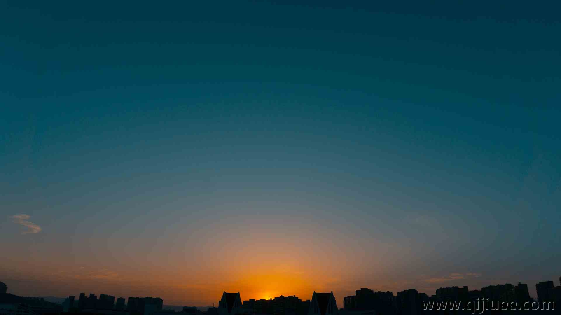 自然 云彩 夜晚 日落 晚霞 剪影 天空  电脑壁纸 4K壁纸4000 x 2251/3.7 MB-柒染云阁