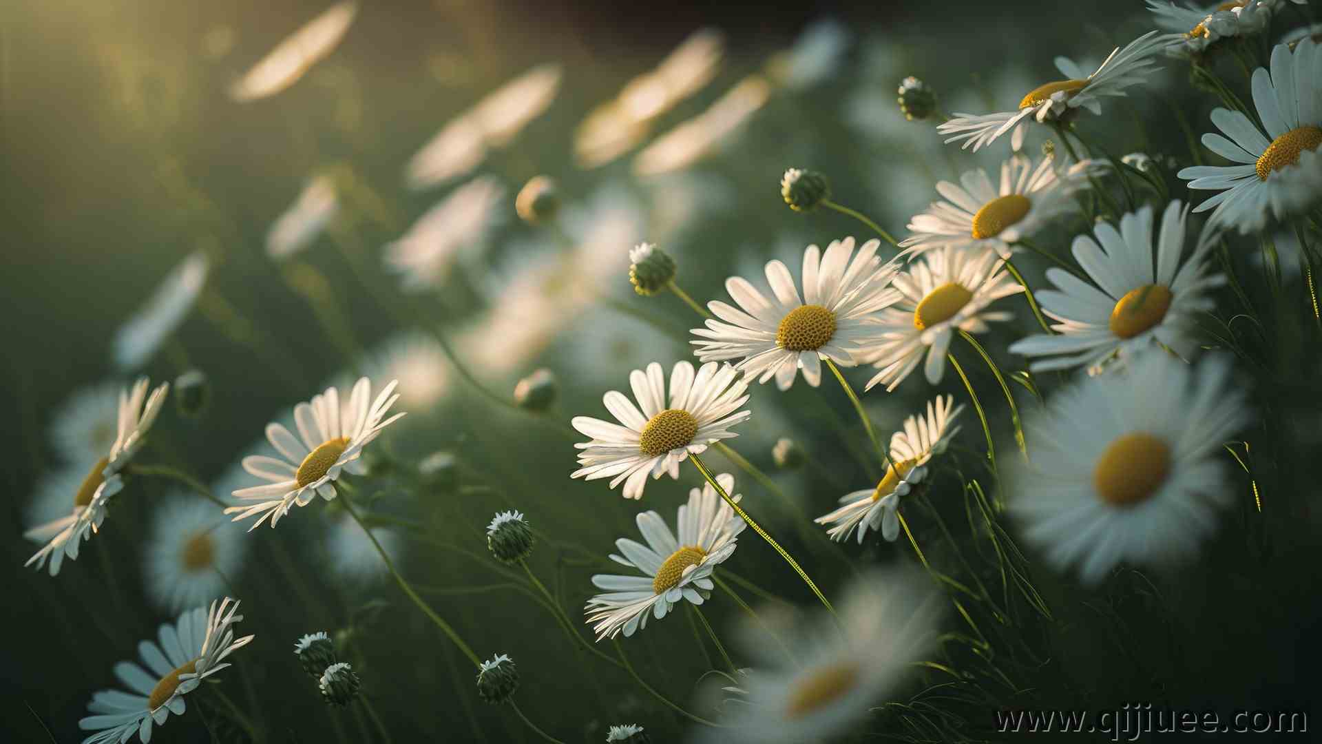 艺术 插图 花卉 自然 绿色 清新 护眼  电脑壁纸 4K壁纸4579 x 2616/0.99 MB-柒染云阁