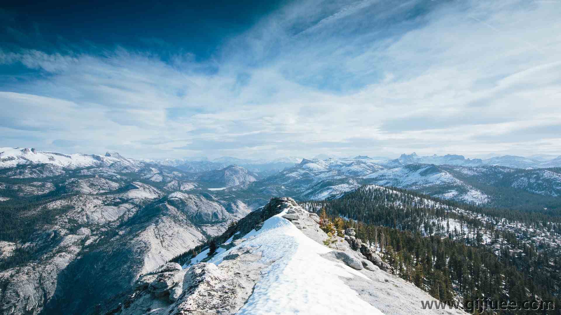 自然 山脉 雪峰 云 风景  电脑壁纸 4K壁纸5120 x 2880/3.51 MB-柒染云阁