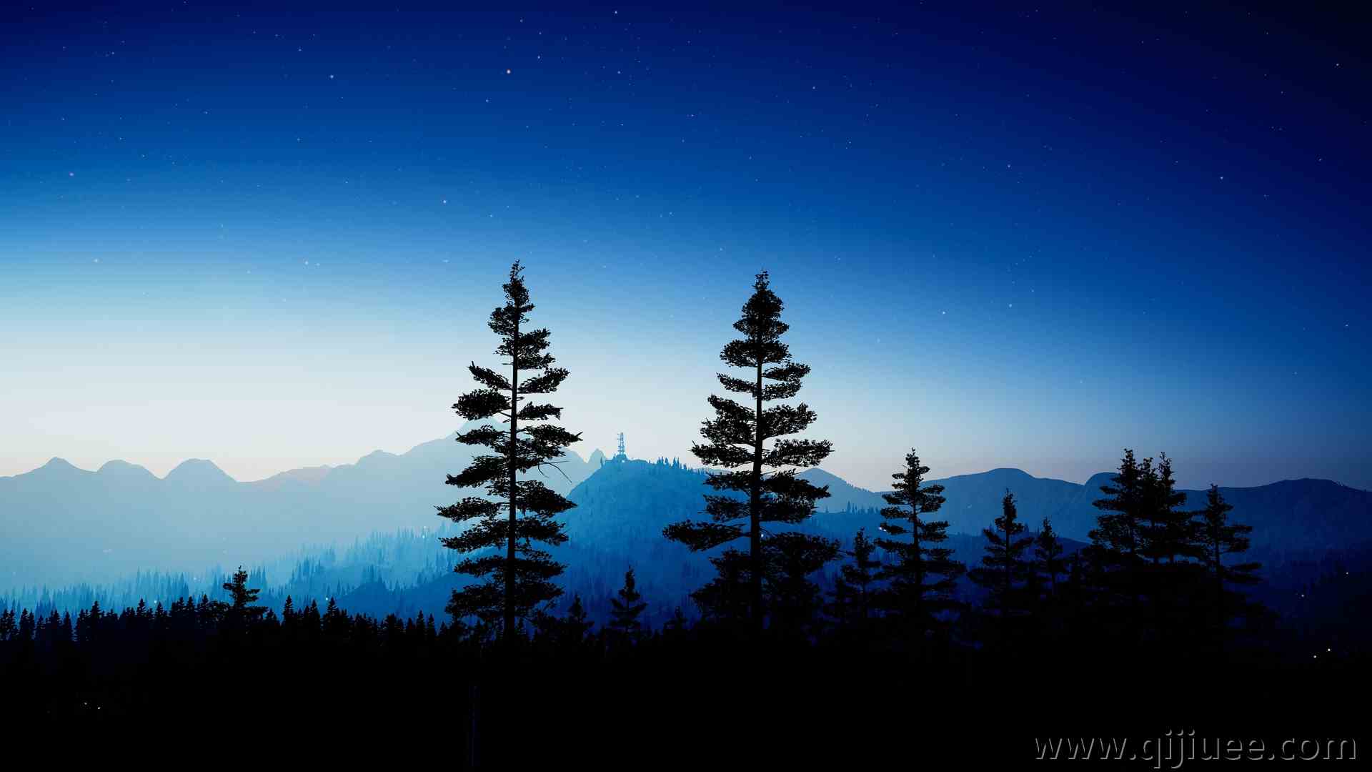 孤岛惊魂 黎明 星空 夜空 荒野 数字艺术 游戏   电脑壁纸 4K壁纸3840 x 2160/3.34 MB-柒染云阁