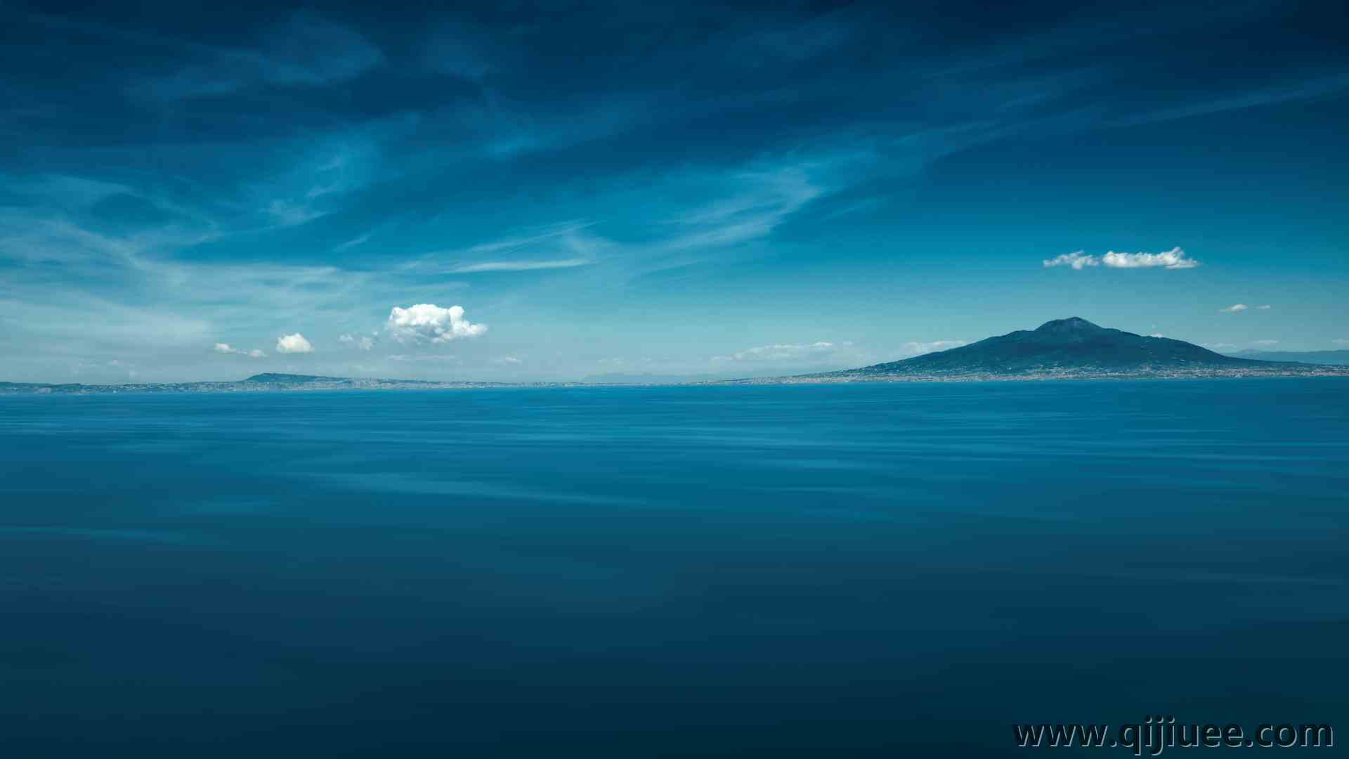 自然 景观 云 天空 山脉 海 水 海岸 远景 地中海 意大利   电脑壁纸 4K壁纸3840 x 2160/9.12 MB-柒染云阁