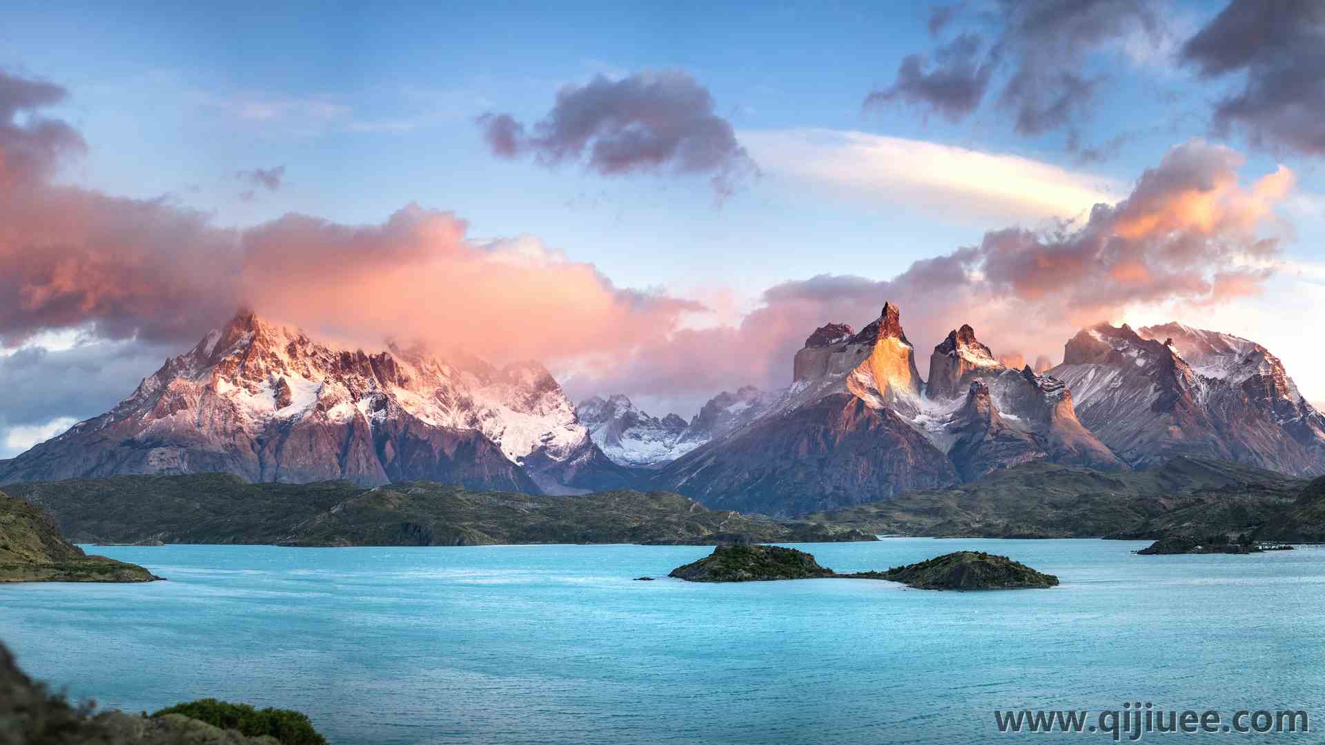 摄影 风景 湖泊 山脉 云 自然 环境 水 阳光  电脑壁纸 8K壁纸7700 x 3984/16.62 MB-柒染云阁