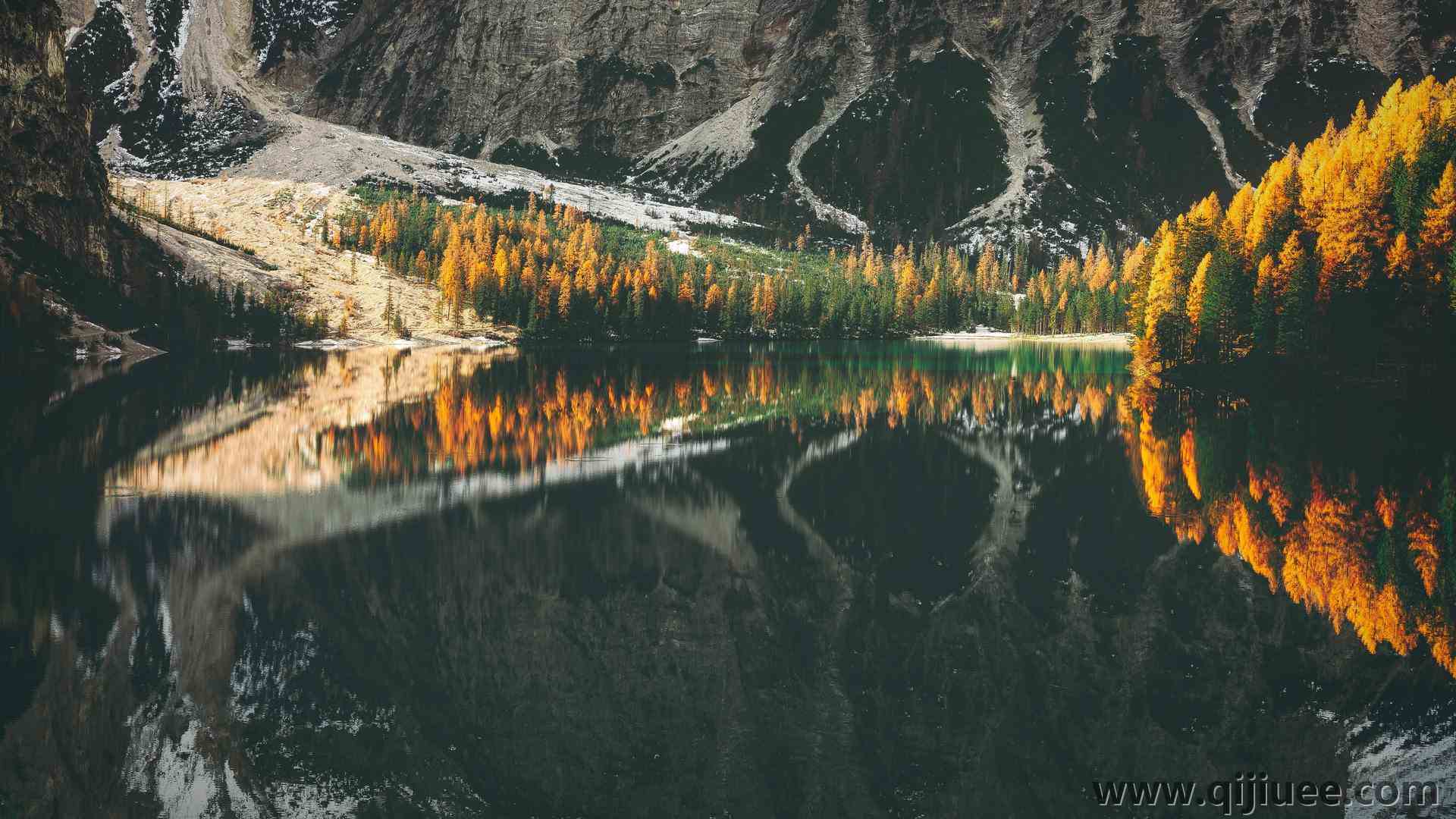 风景 自然 湖泊 水 倒影 森林 树木 山脉  4K壁纸6000 x 4000/6.13 MB-柒染云阁