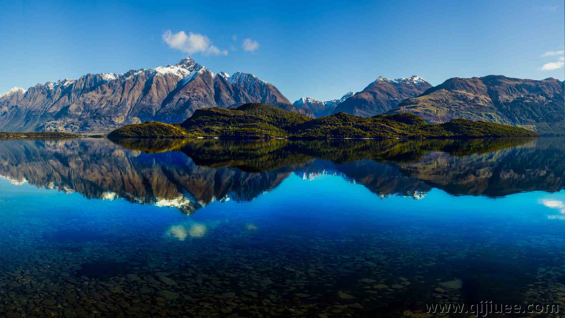 自然 湖泊 山脉 倒影 水 4K壁纸3840 x 2173/6.45 MB-柒染云阁
