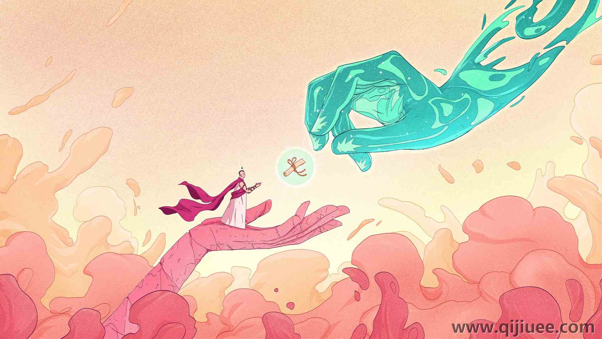AI艺术 奇幻艺术 卷轴 游戏CG  游戏 概念设计 艺术 绘画 电脑壁纸 4K壁纸3840 x 2160/3.76 MB-柒染云阁
