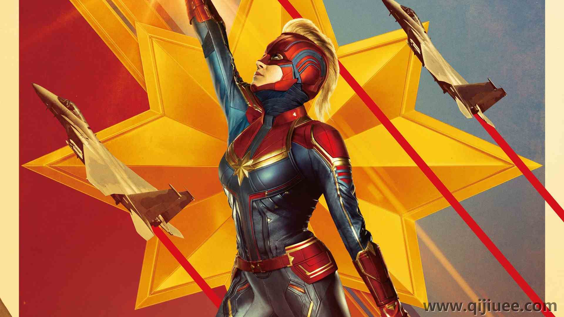 漫威 队长 女人 漫威电影宇宙 超级英雄 漫画 红色 电脑壁纸 4K壁纸3840 x 2160/1.69 MB-柒染云阁
