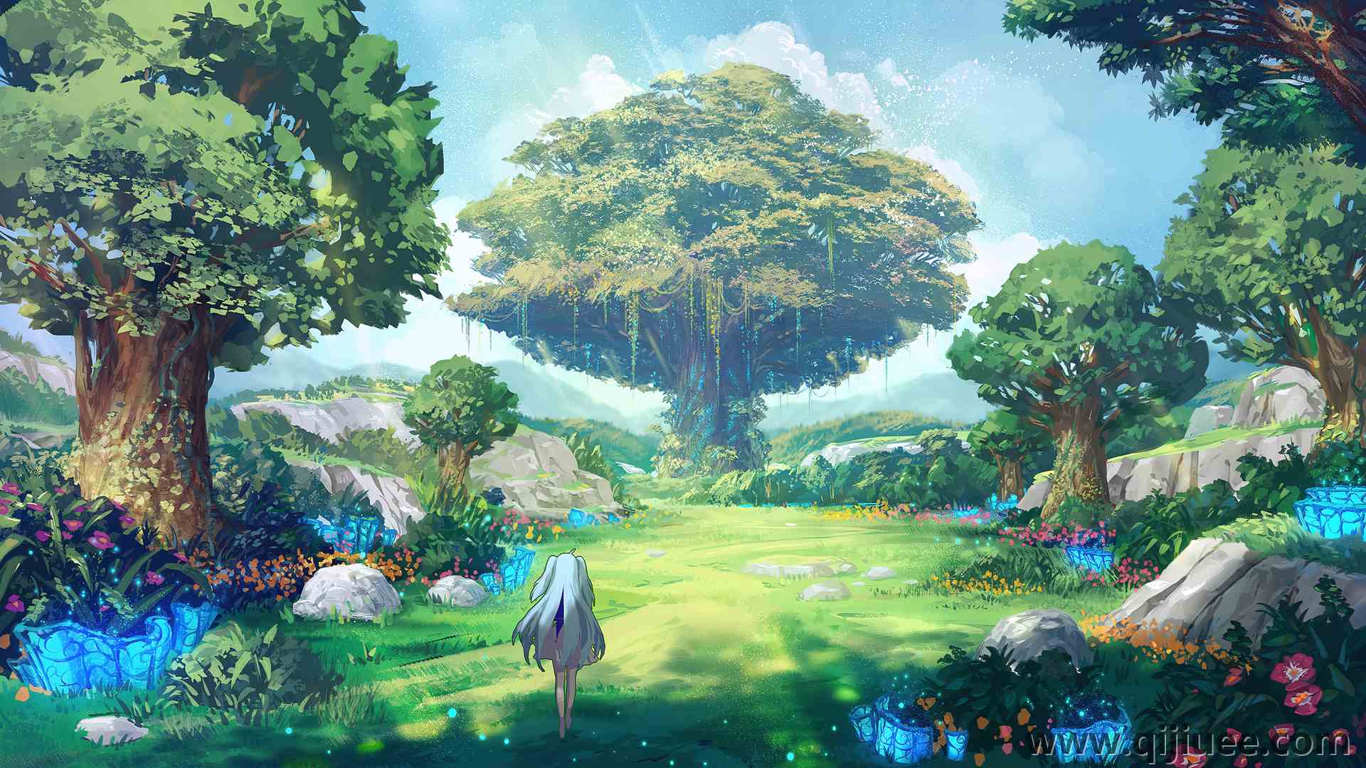 树木 植物 草 AI艺术 电脑壁纸 4K壁纸3840 x 2160/16.47 MB-柒染云阁