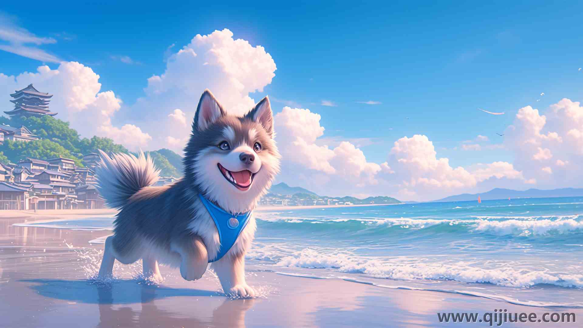 狗 动漫生物 AI艺术  电脑壁纸 4K壁纸4282 x 2400/8.34 MB-柒染云阁