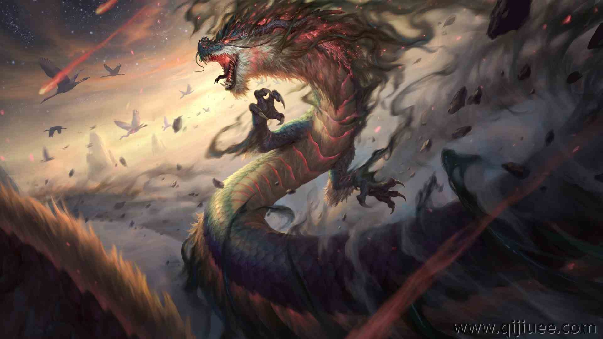 约书亚·拉斐尔 生物 奇幻艺术  电脑壁纸 4K壁纸3840 x 2160/1.17 MB-柒染云阁
