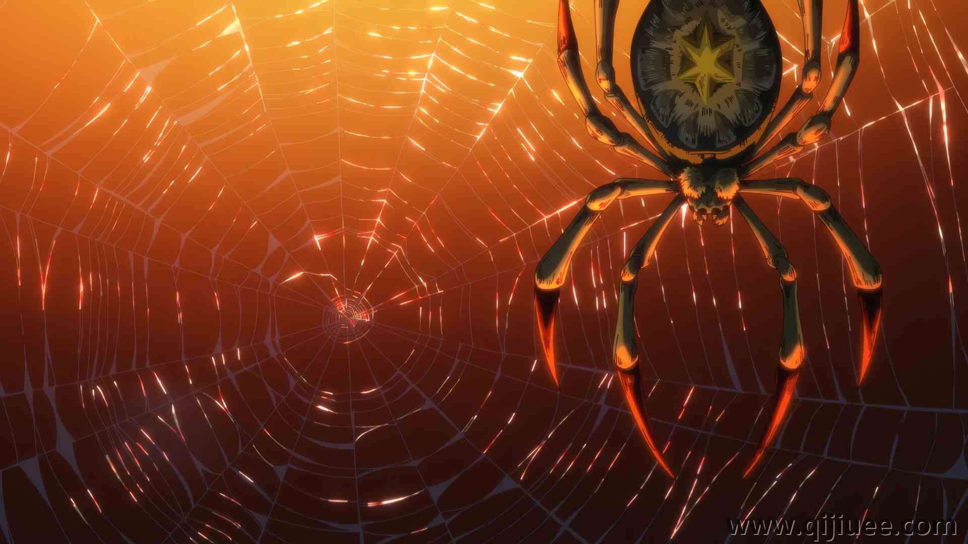 蜘蛛 动漫 蜘蛛网  电脑壁纸 4K壁纸3840 x 2160/9.54 MB-柒染云阁