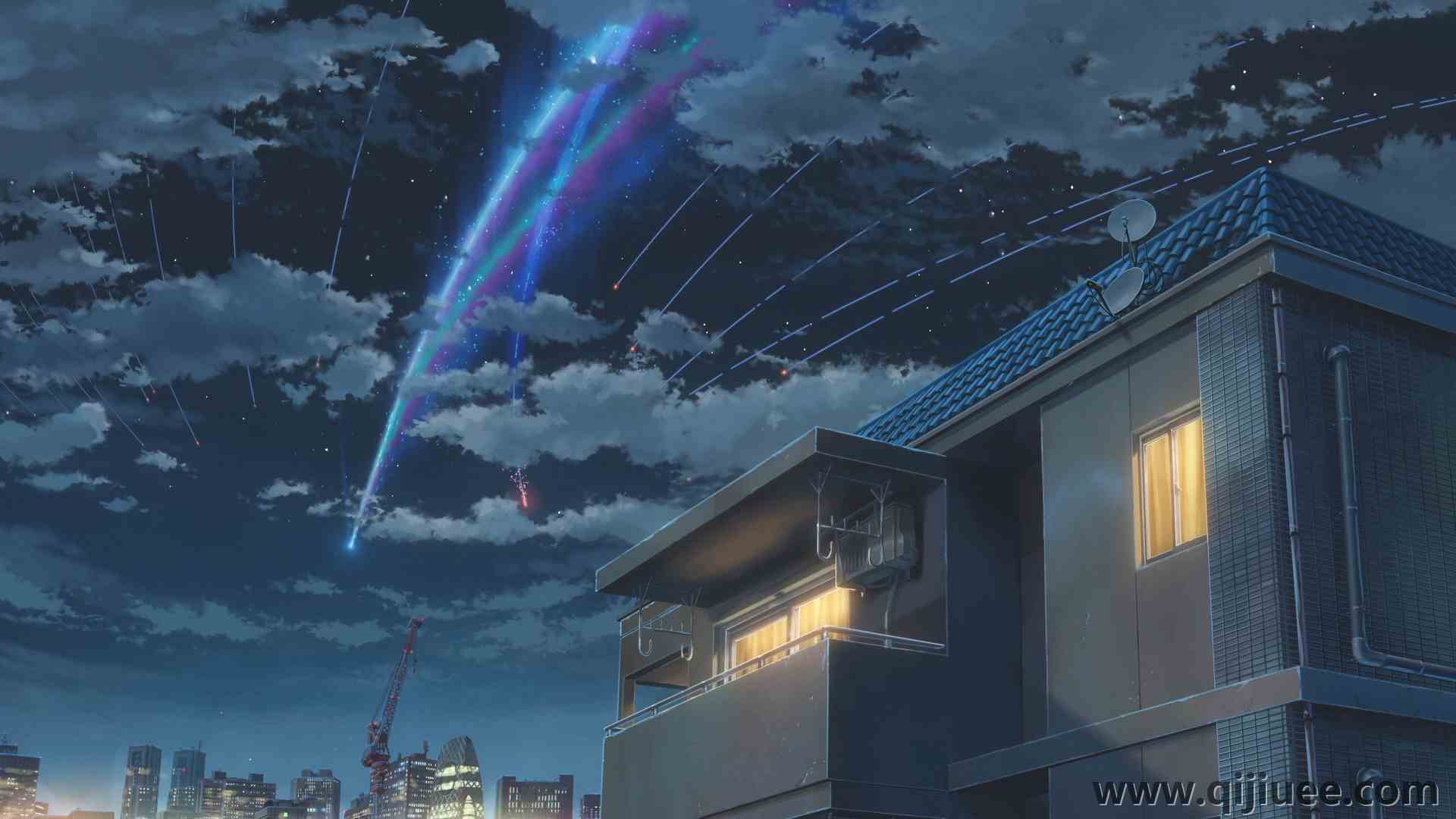 新海诚 小野娜娃 动漫 新宿 建筑 城市 管道 管道 天线 卫星天线 夜晚 人造灯光 窗帘 彗星 云彩 房屋 东京 建筑 起重机 机器 3840 x 2160/7.59 MB-柒染云阁