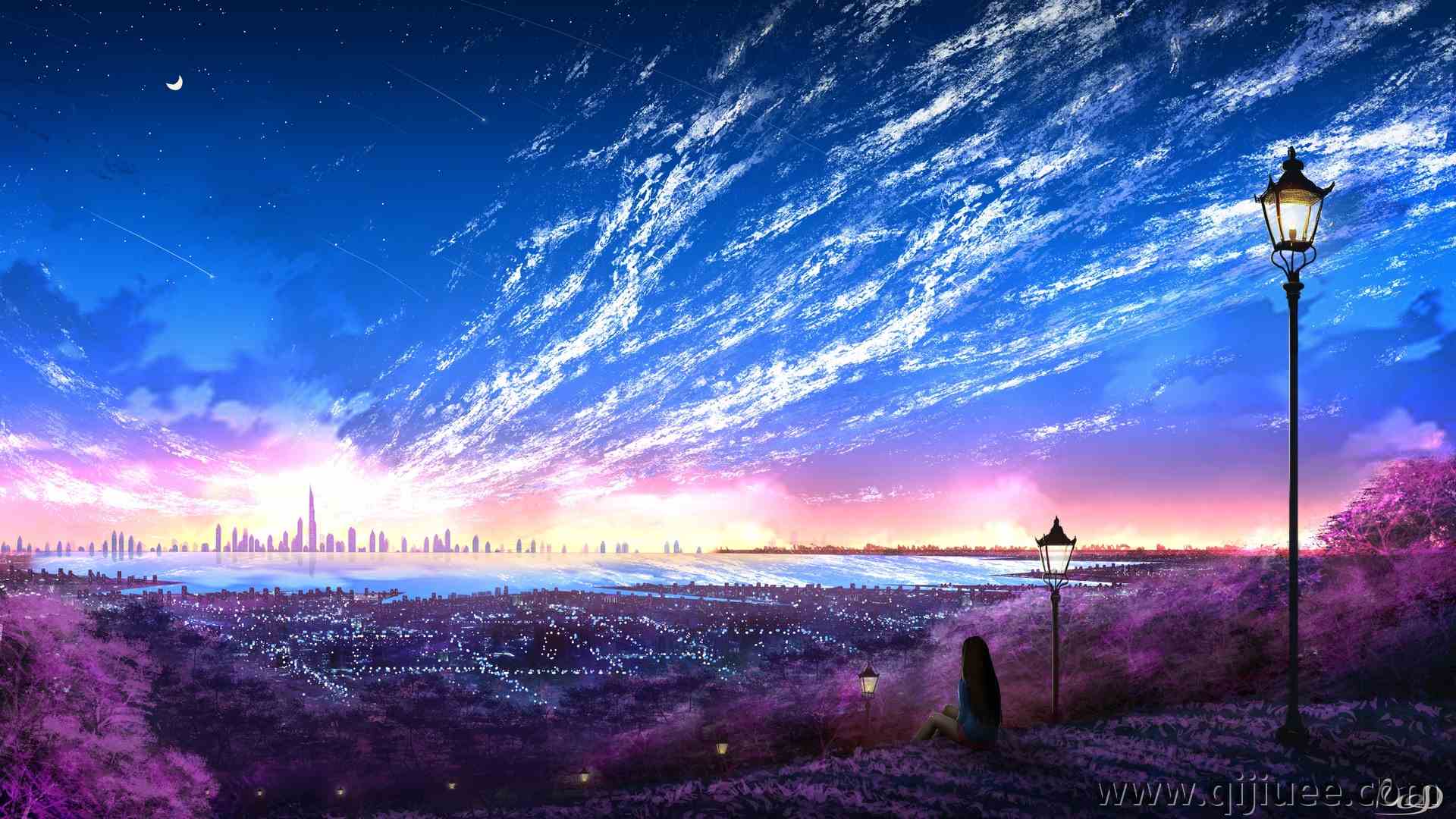 AI艺术 城市 天空 云 插图 图稿 3840 x 2160/2.42 MB-柒染云阁