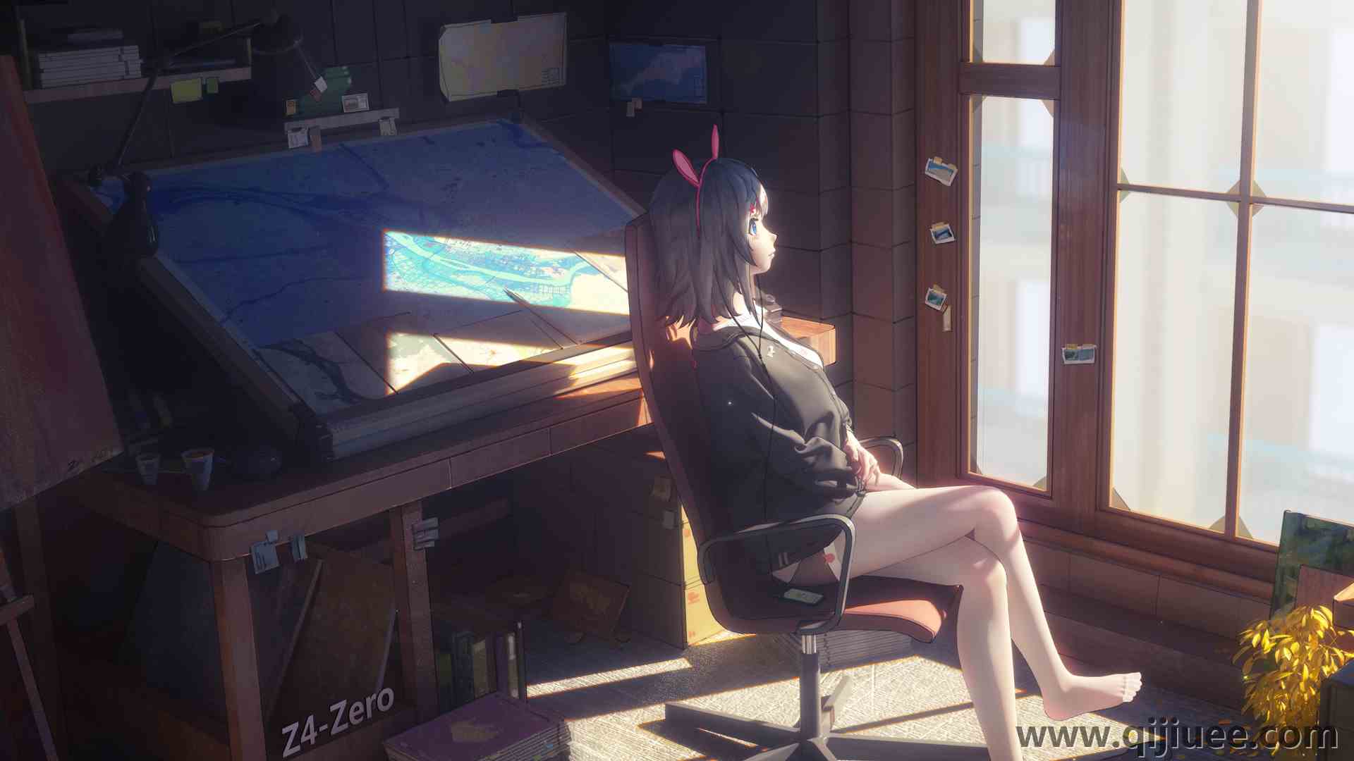 动漫 动漫女孩 AI艺术 图片 肖像 3840 x 2160/1.79 MB-柒染云阁