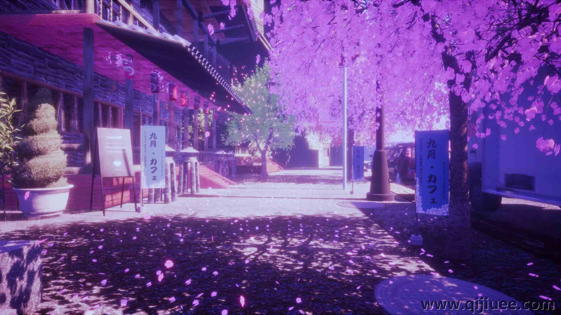 动漫 风景 樱花  电脑壁纸 4K壁纸4344 x 2214/2.82 MB-柒染云阁